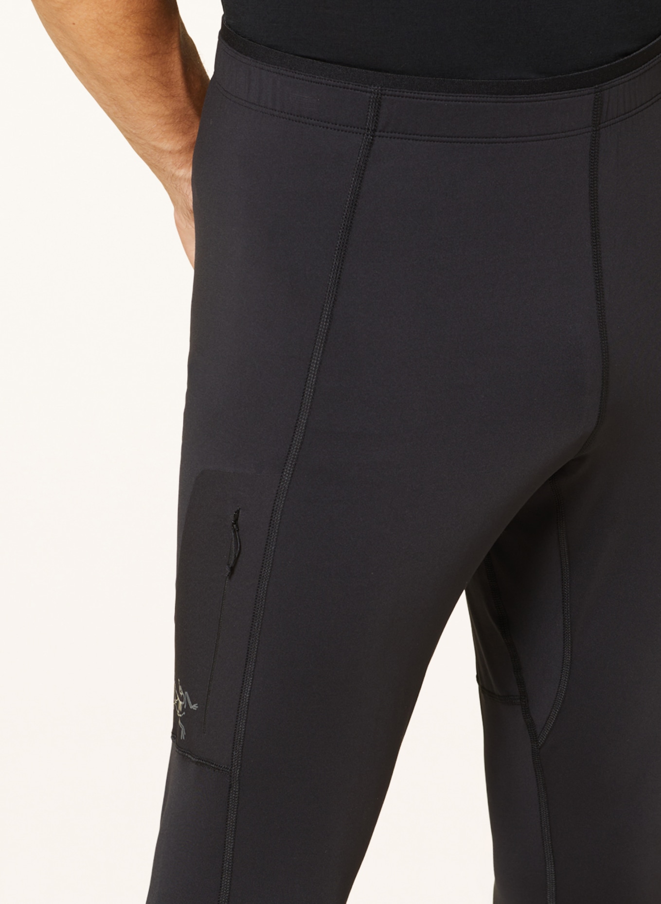 ARC'TERYX Functional baselayer trousers RHO LT, Color: BLACK (Image 5)