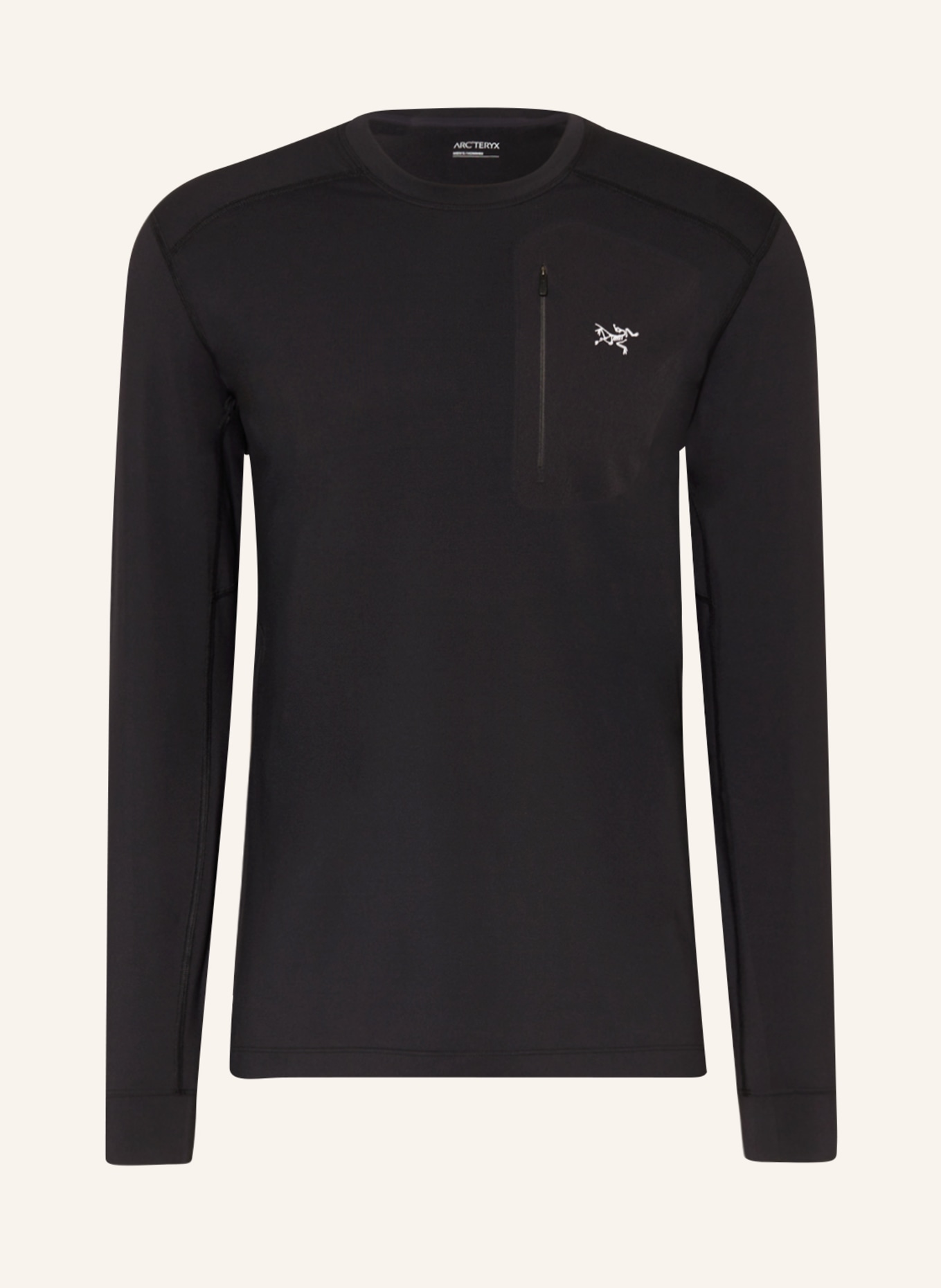 ARC'TERYX Undershirt RHO, Color: BLACK (Image 1)