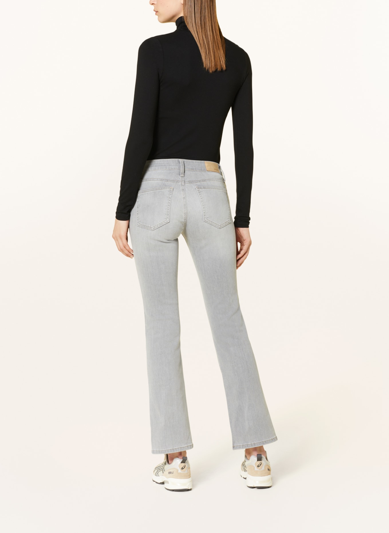 mavi Bootcut Jeans BELLA, Farbe: 84229 lt grey str (Bild 3)