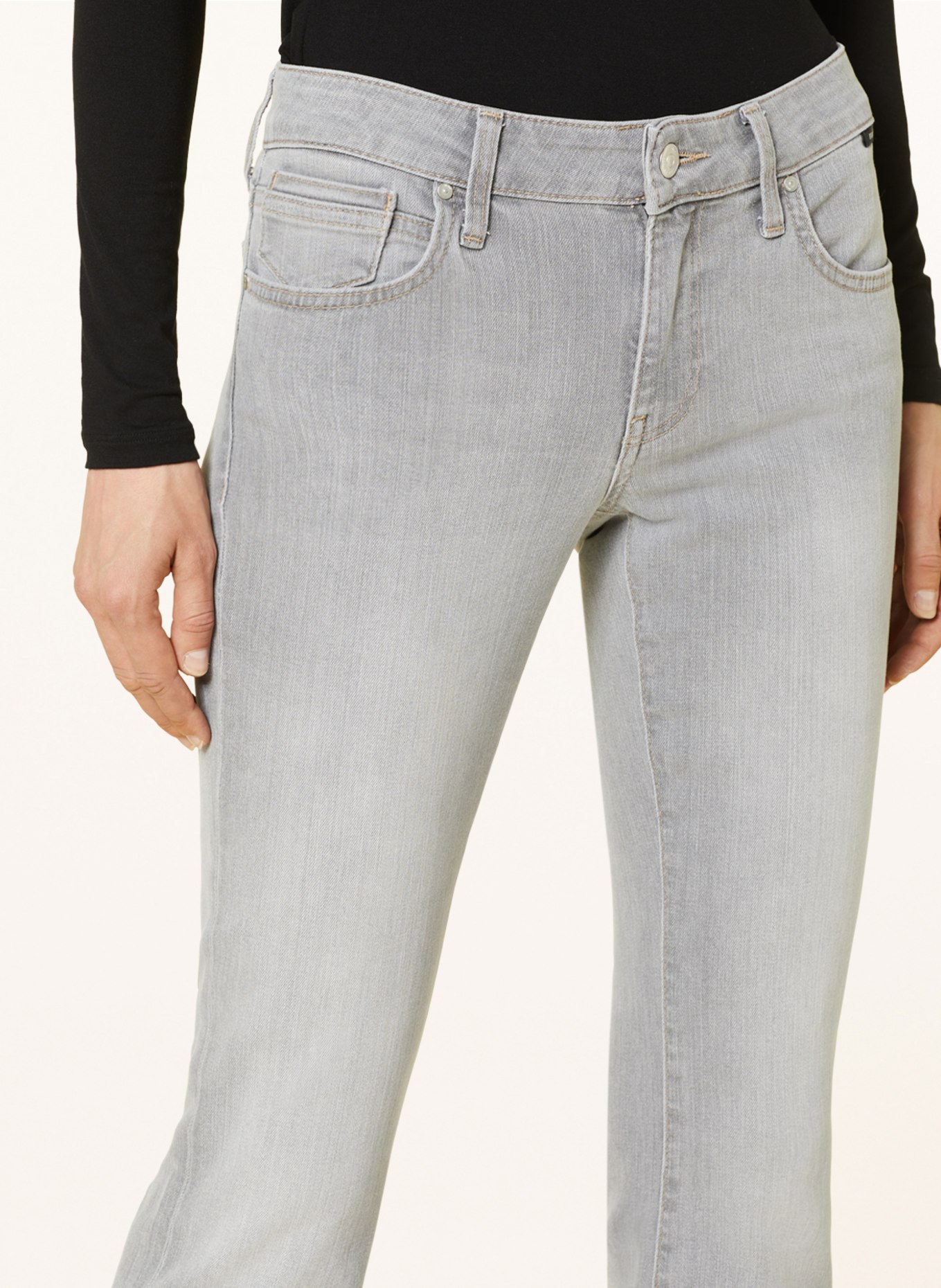 mavi Bootcut jeans BELLA, Color: 84229 lt grey str (Image 5)