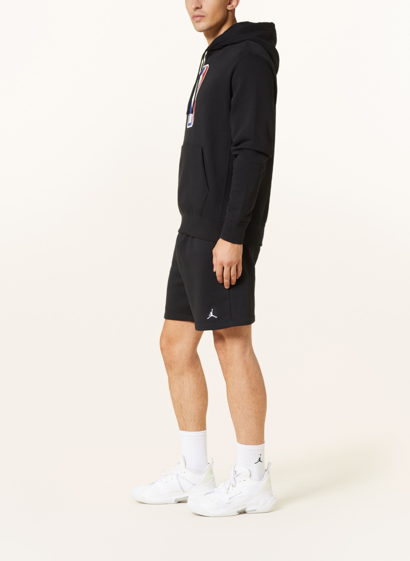 Nike Hoodie TEAM 31 CLUB, Color: BLACK/ WHITE/ RED (Image 4)