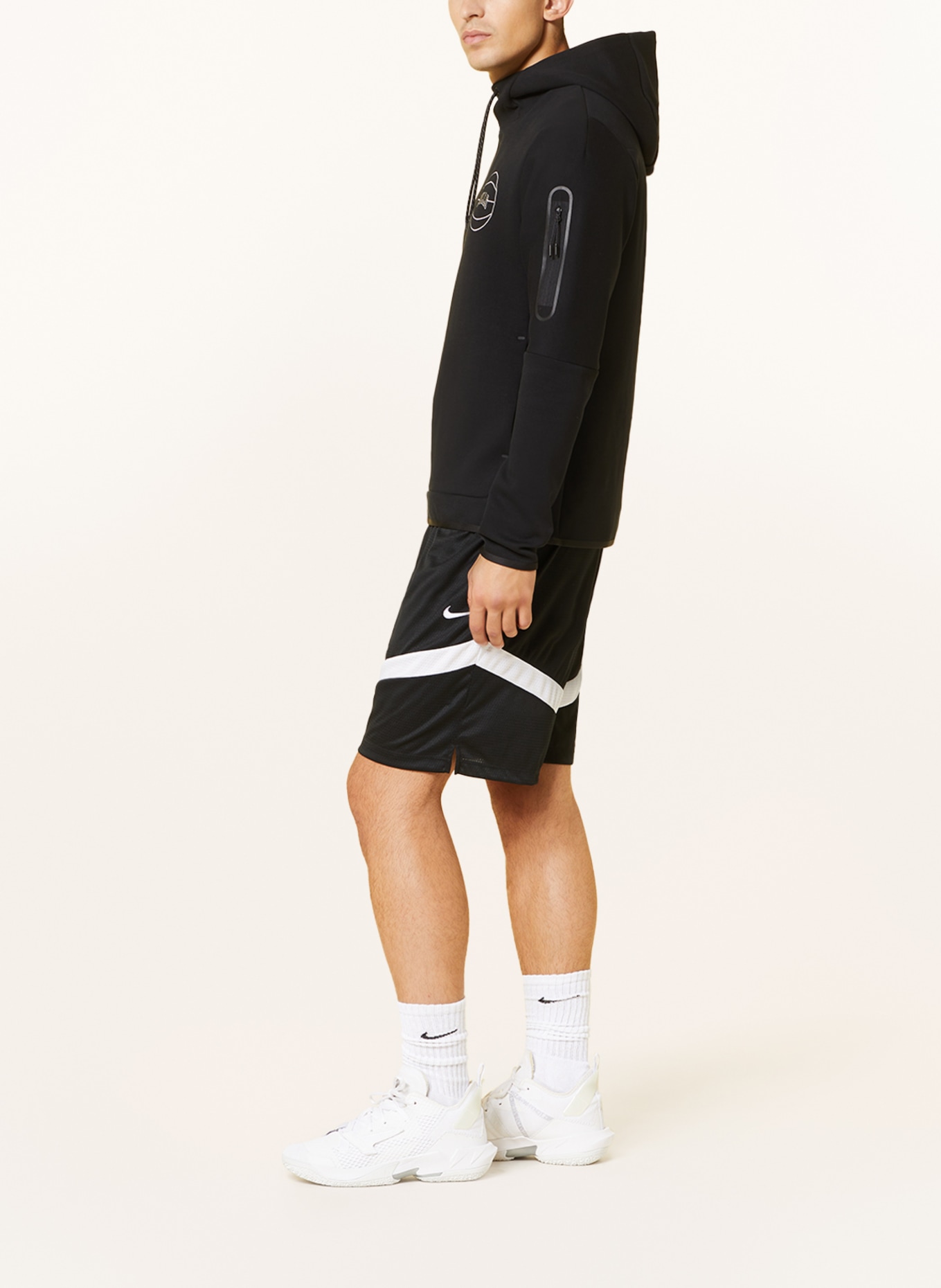 Nike Hoodie, Color: BLACK (Image 4)