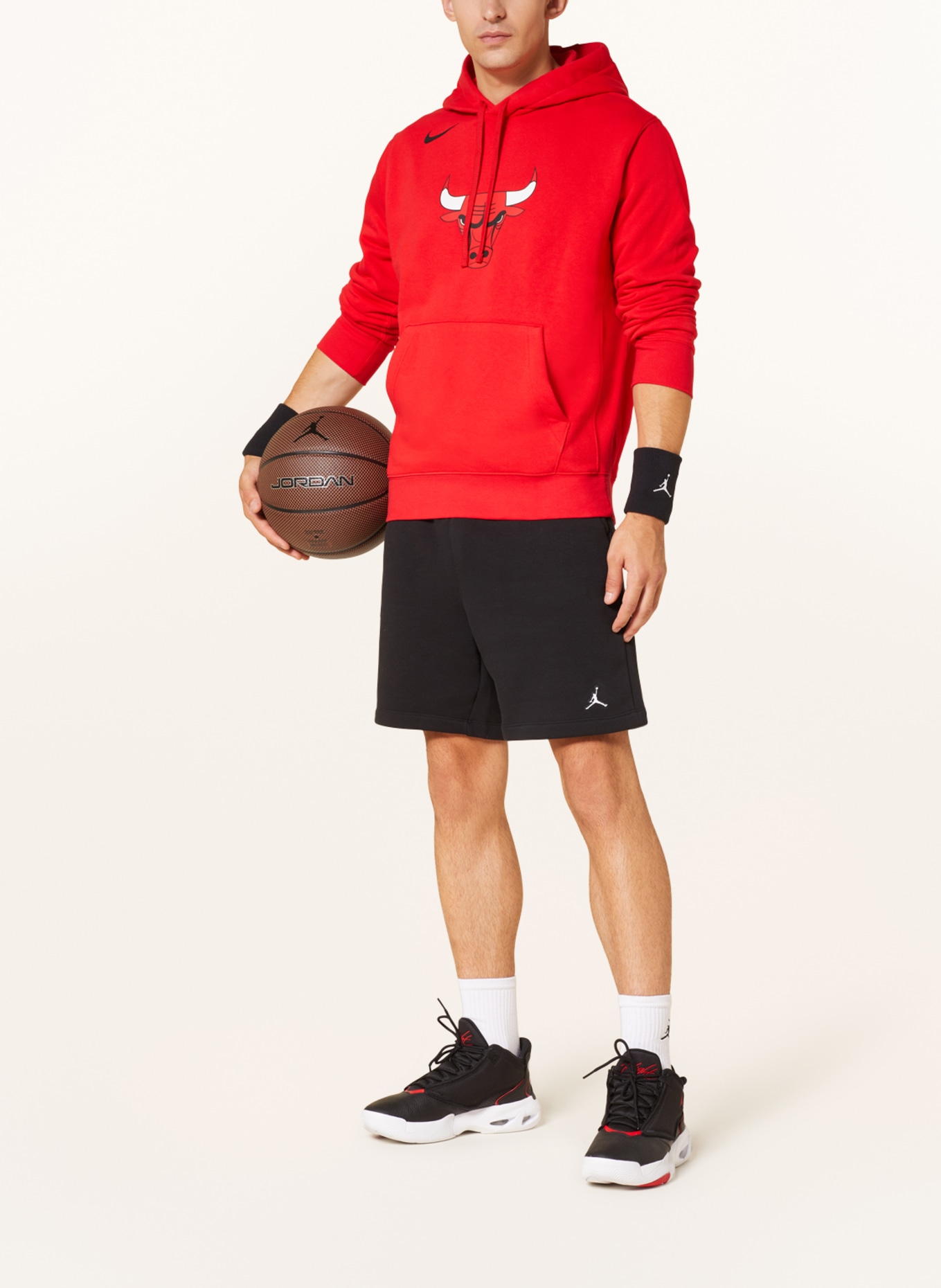 Nike Hoodie, Color: RED (Image 2)