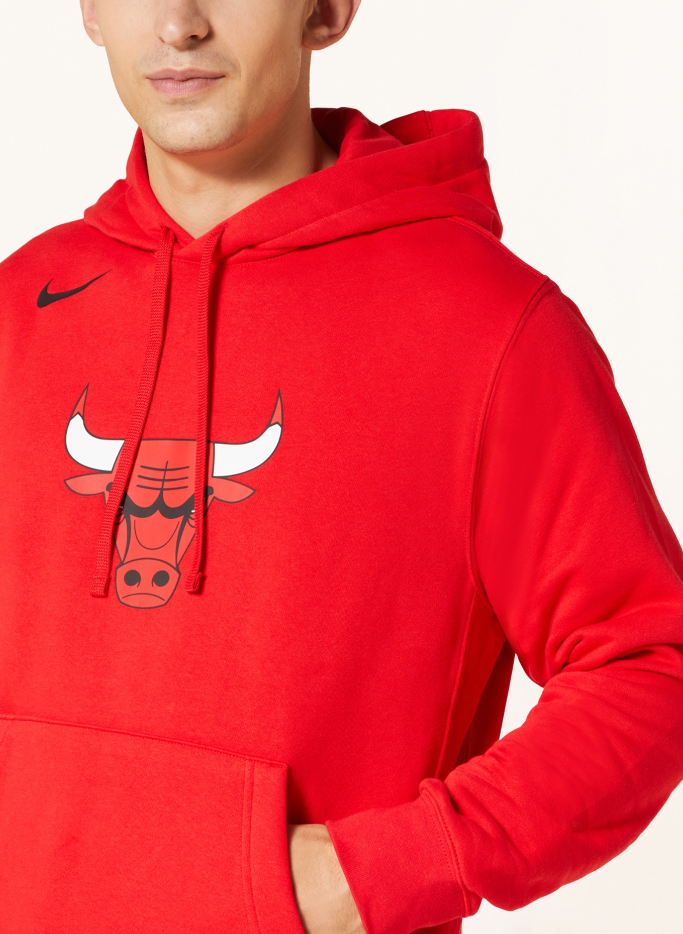 Nike Hoodie, Color: RED (Image 5)
