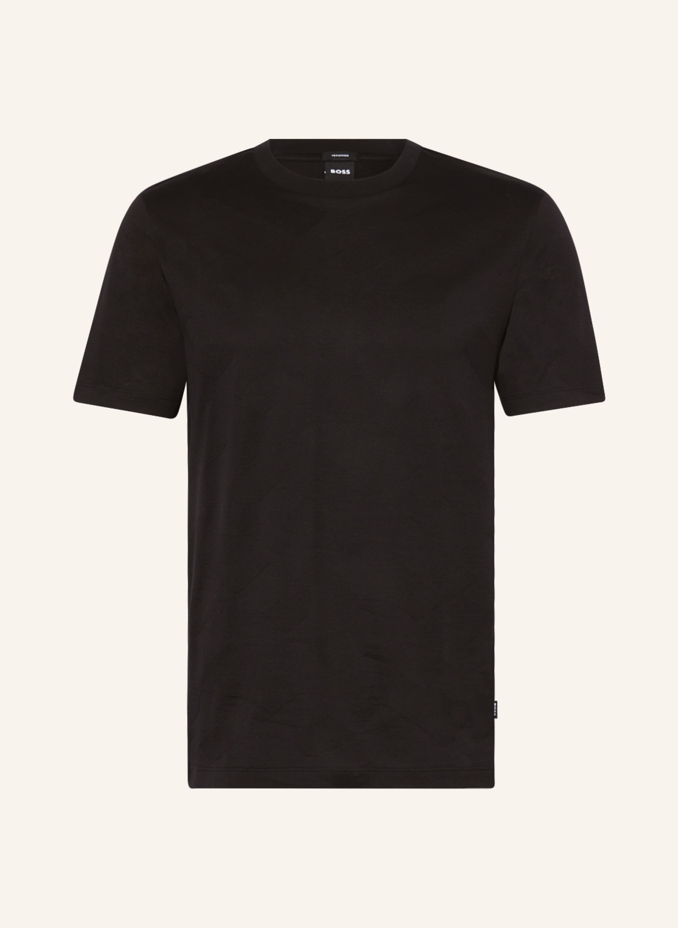 BOSS T-shirt TIBURT, Color: BLACK (Image 1)