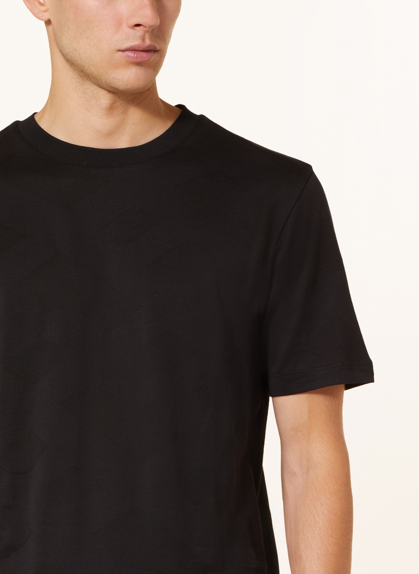 BOSS T-shirt TIBURT, Kolor: CZARNY (Obrazek 4)