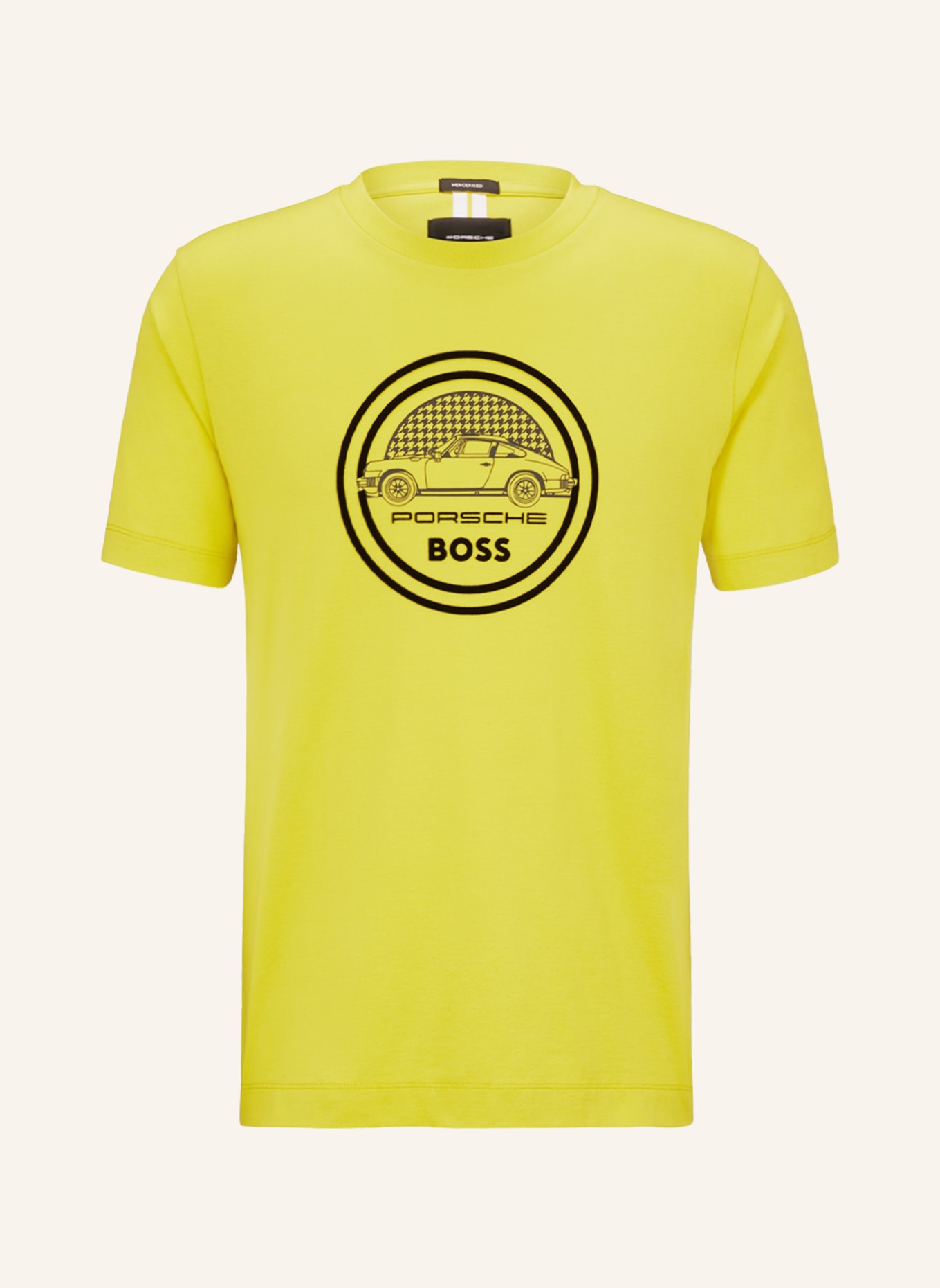 BOSS T-shirt TIBURT, Color: NEON GREEN (Image 1)