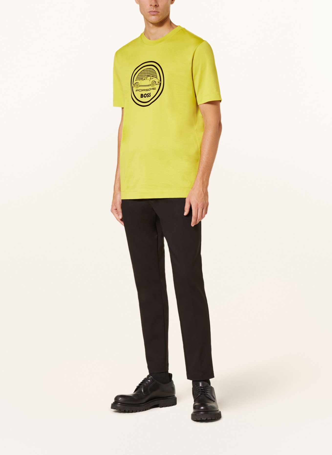 BOSS T-Shirt TIBURT, Farbe: NEONGRÜN (Bild 2)