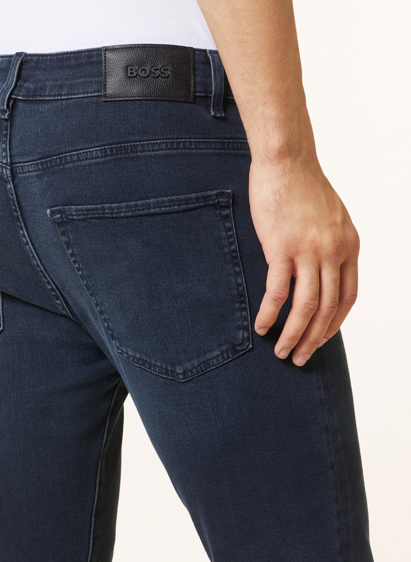 BOSS Jeans DELAWARE Slim Fit, Farbe: 403 DARK BLUE (Bild 6)