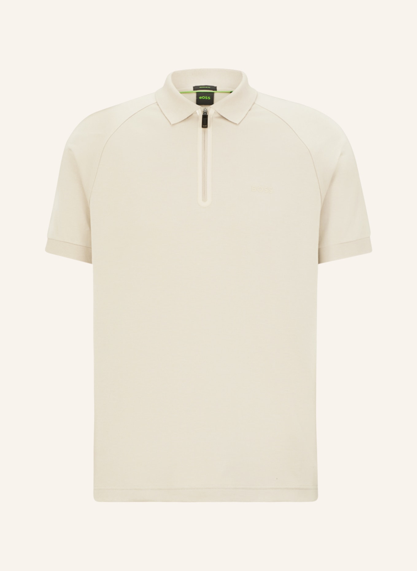 BOSS Jersey polo shirt PHILIX regular fit, Color: BEIGE (Image 1)