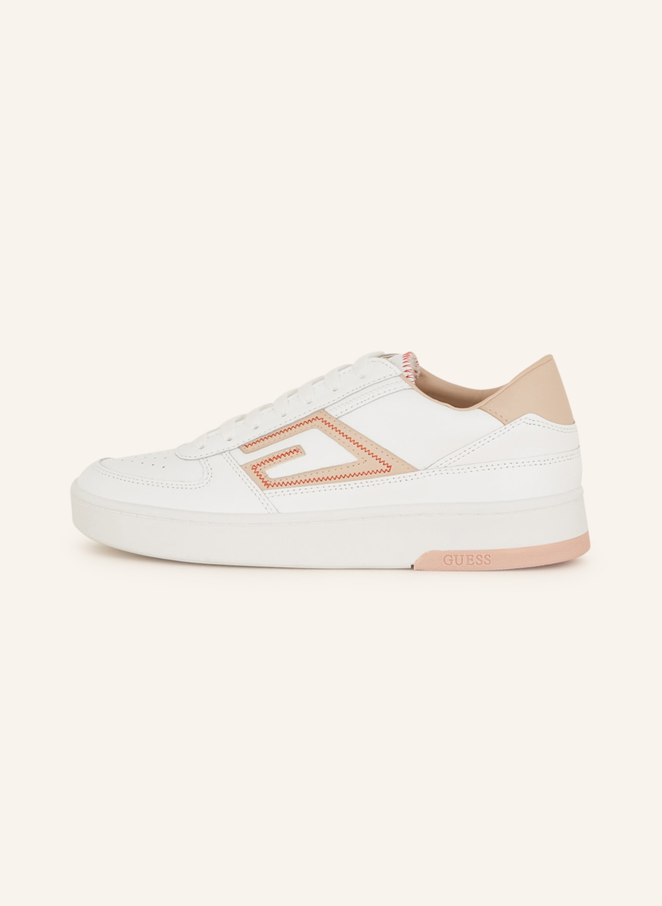 GUESS Sneakers SILINA, Color: WHITE/ ROSE (Image 4)