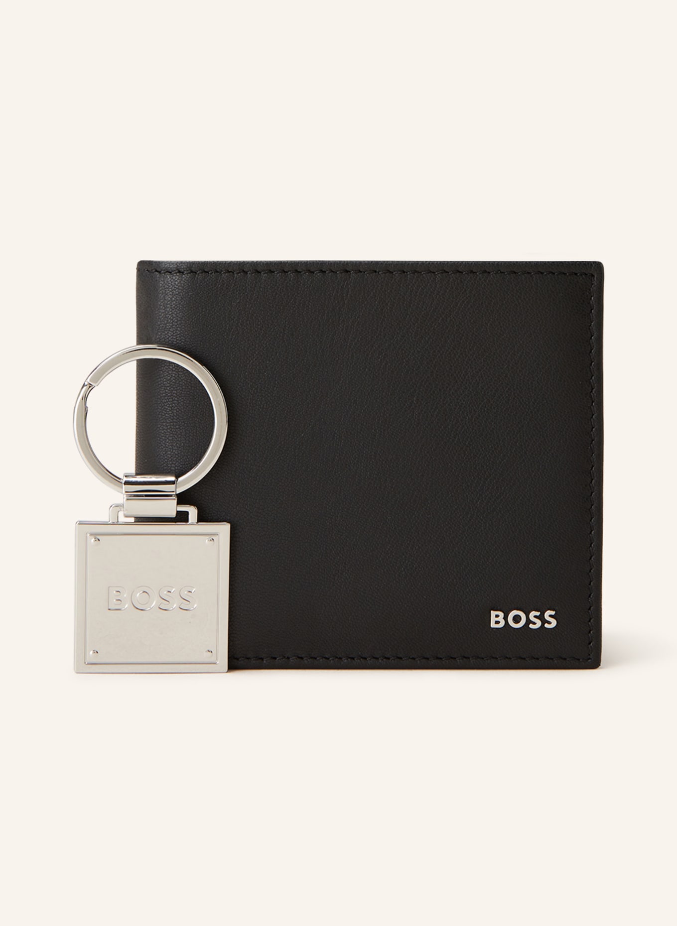 BOSS Set GBBM: Wallet and key ring, Color: BLACK (Image 1)