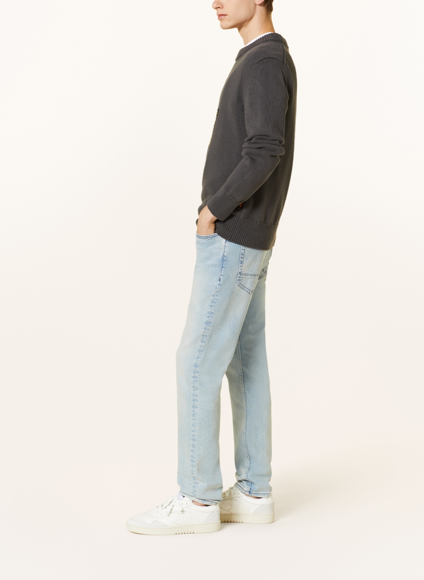 BOSS Jeans TABER tapered fit, Color: 459 LIGHT/PASTEL BLUE (Image 4)