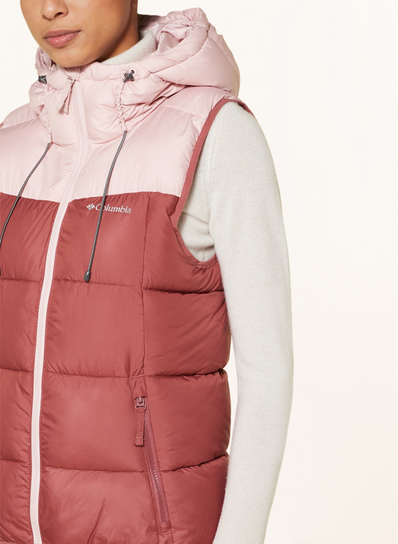 Columbia Quilted vest PIKE LAKE™ II, Color: PINK/ DUSKY PINK (Image 4)
