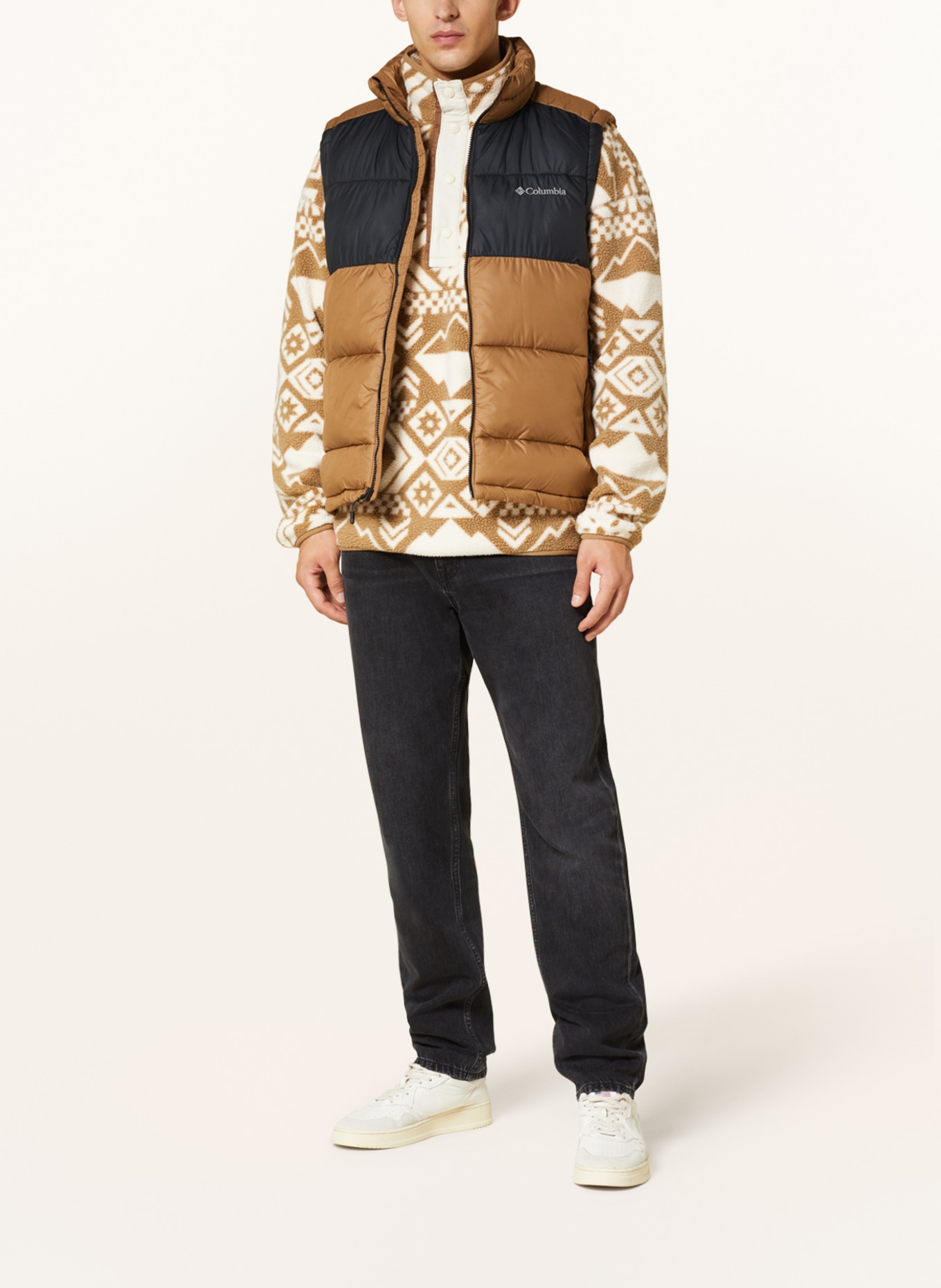 Columbia Quilted vest PIKE LAKE™ II, Color: BROWN/ BLACK (Image 2)