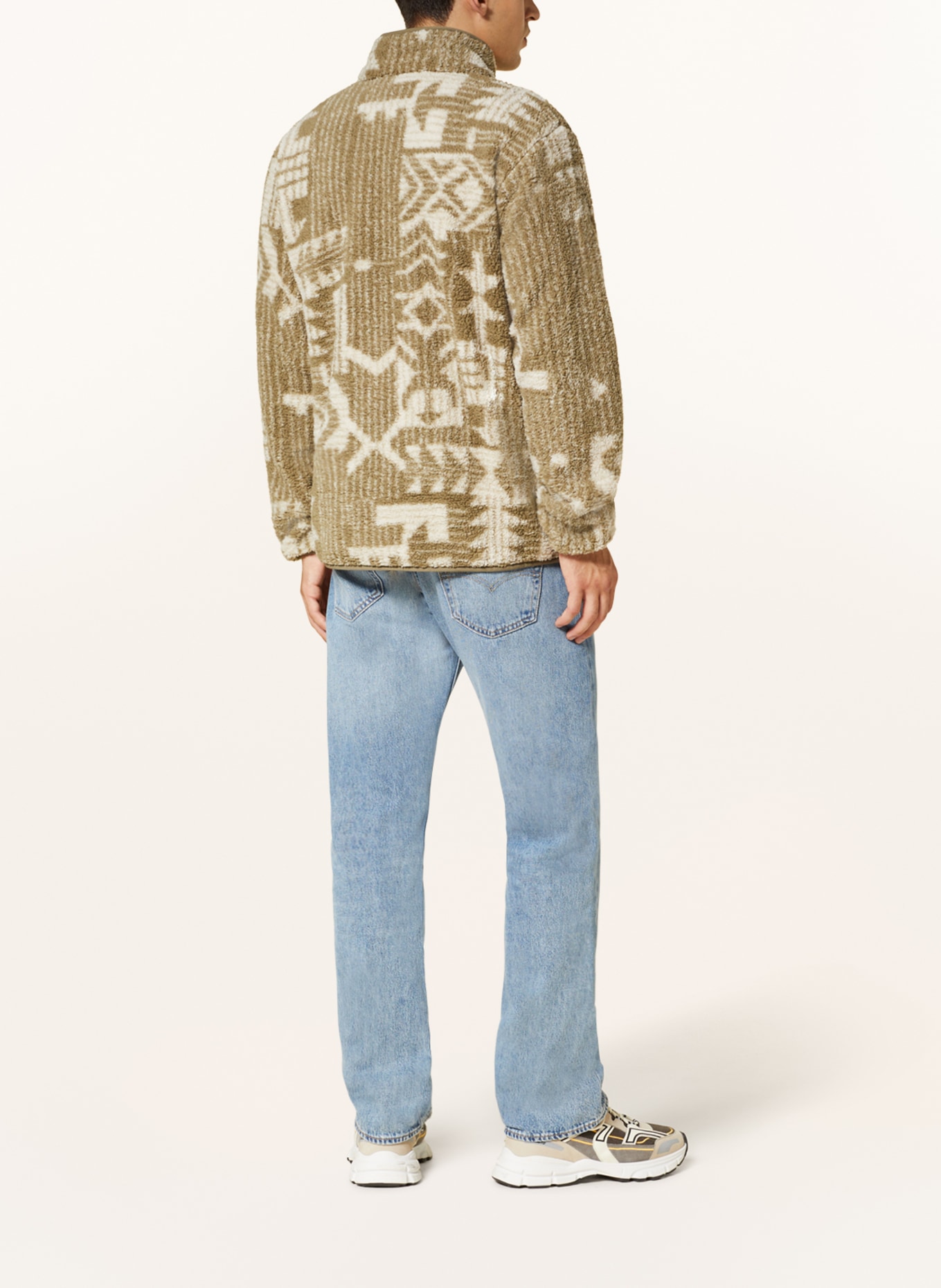 Columbia Fleece sweater RUGGED RIDGE™, Color: CREAM/ GREEN (Image 3)
