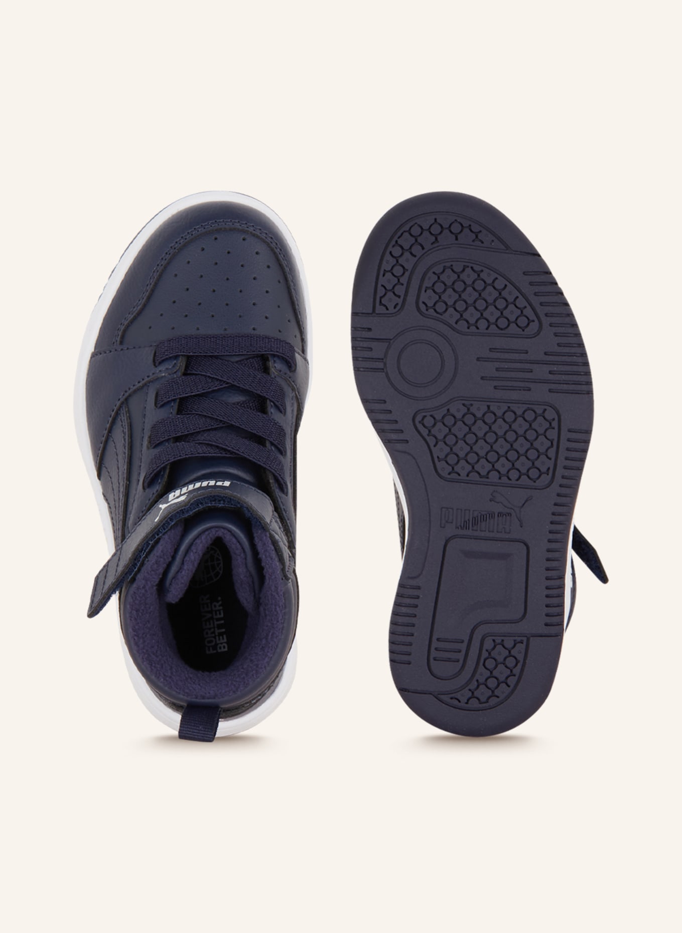 PUMA Hightop-Sneaker REBOUND V6 MID WTR, Farbe: DUNKELBLAU (Bild 5)