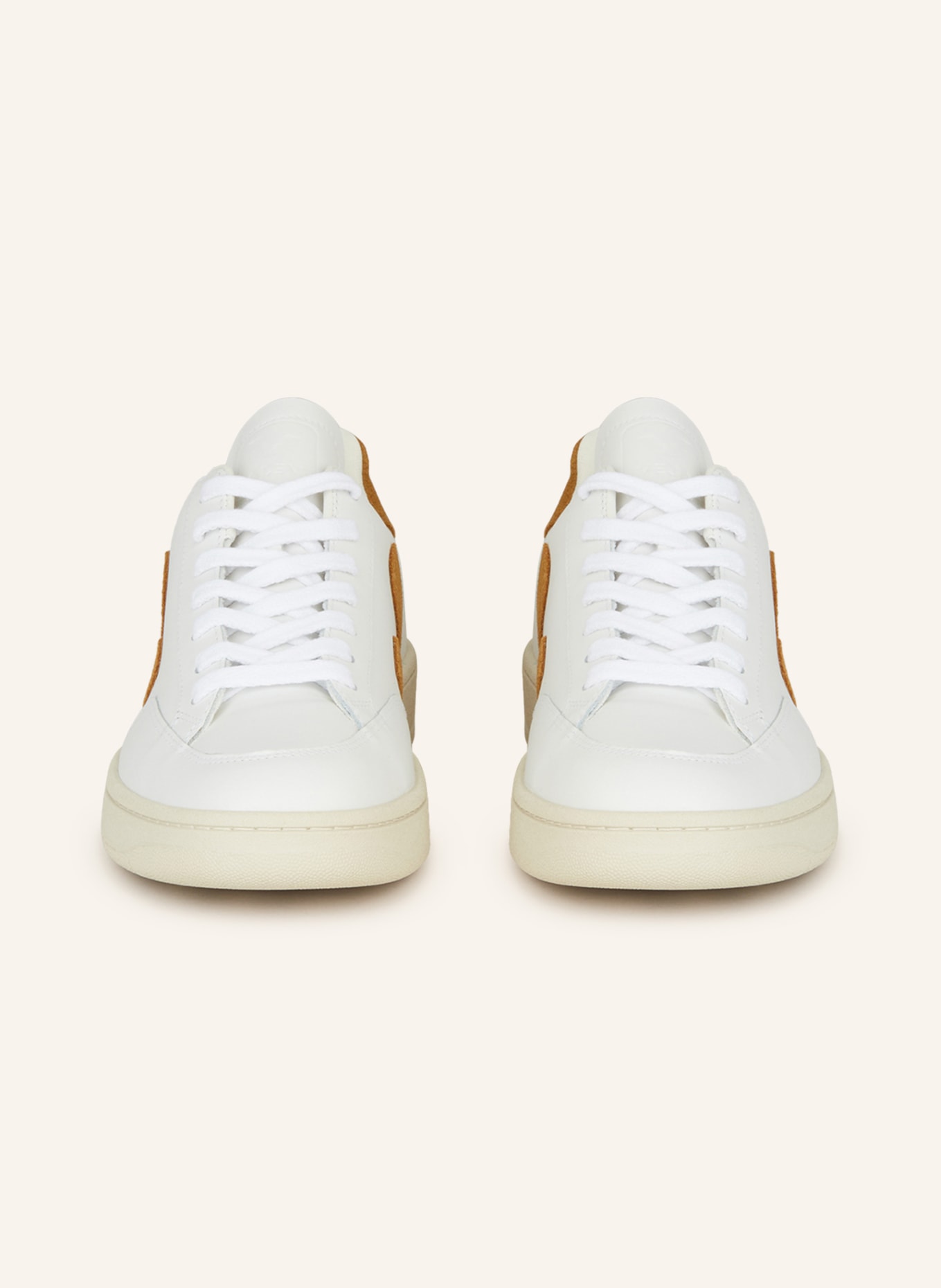 VEJA Sneakers V-12, Color: WHITE/ COGNAC (Image 3)