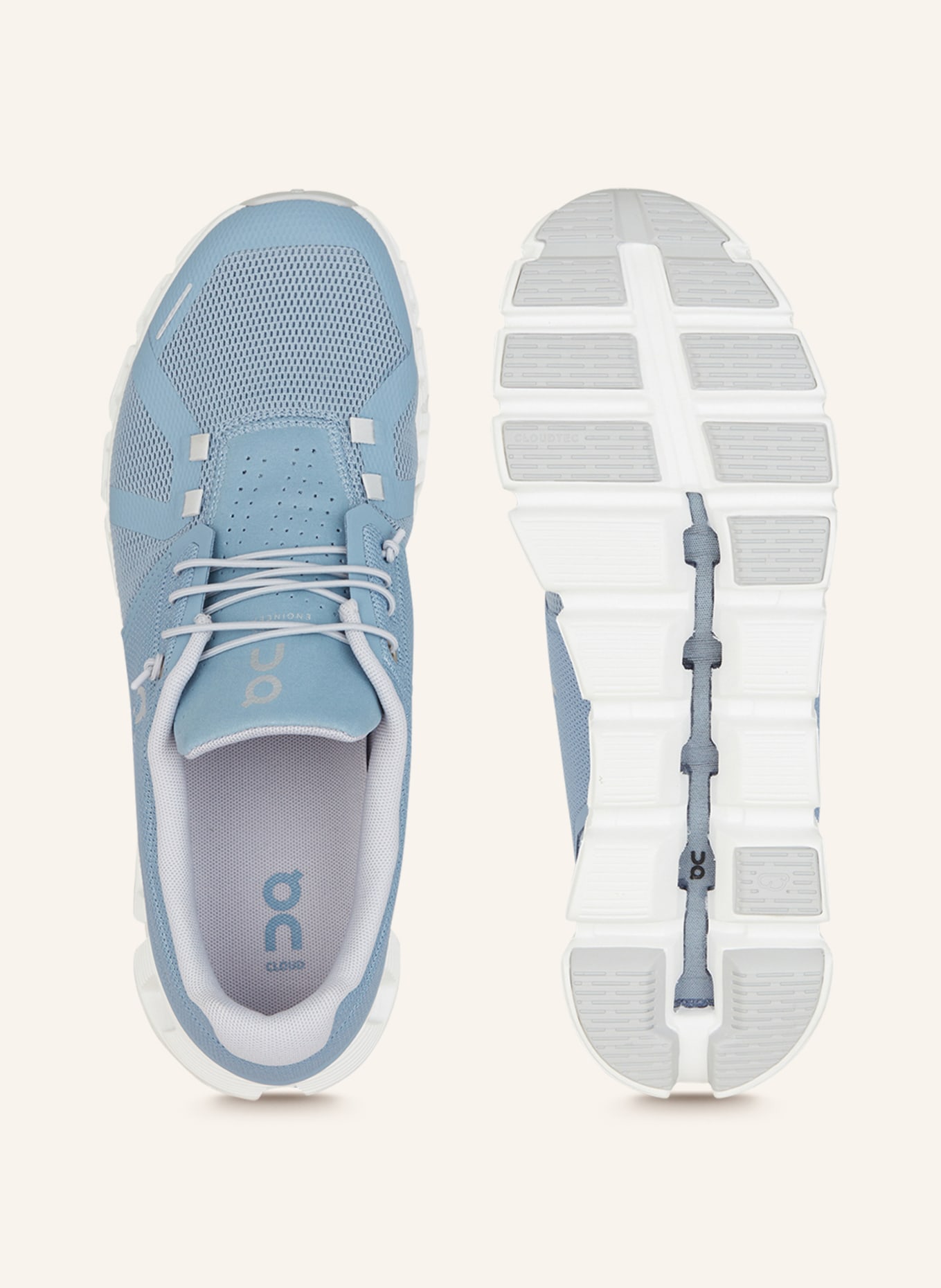 On Sneaker CLOUD 5: HELLBLAU