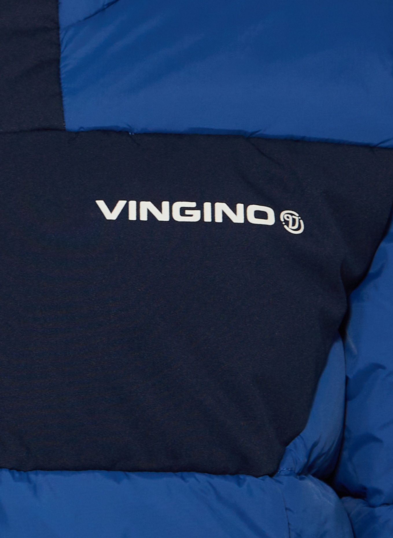VINGINO Steppjacke TIGGO mit Galonstreifen: BLAU / DUNKELBLAU