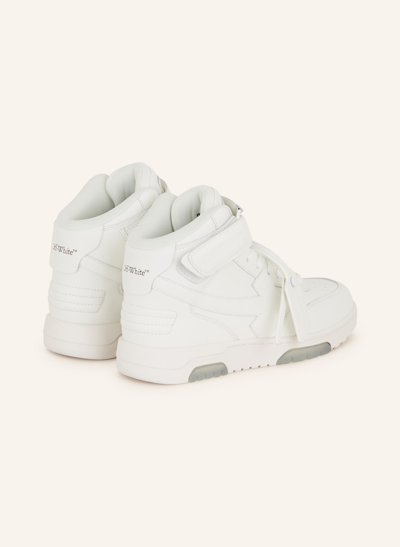 Off-White High-top sneakers OUT OF OFFICE, Color: WHITE (Image 2)