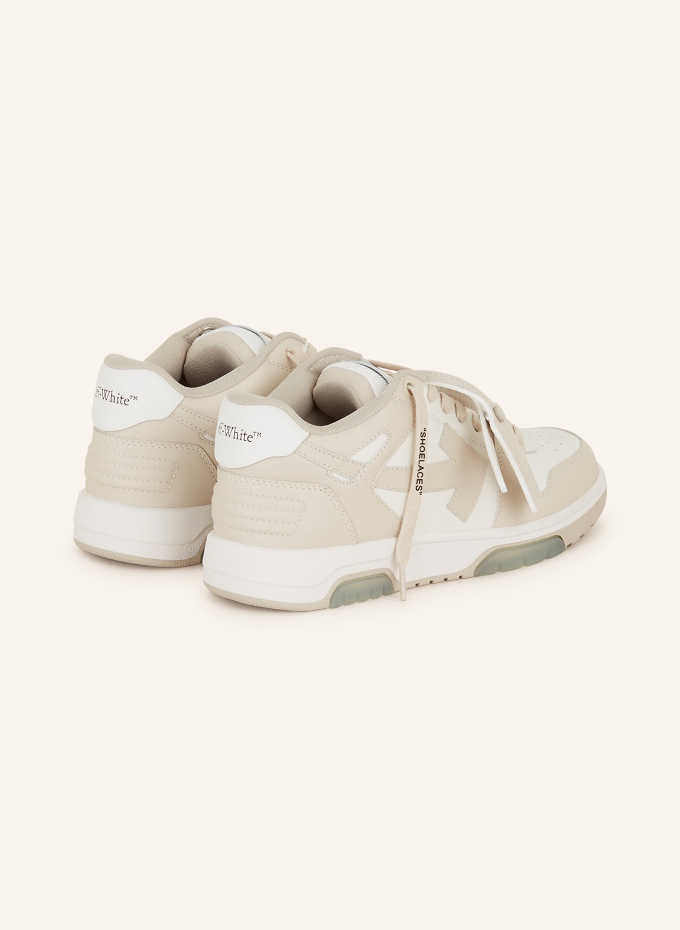 Off-White Sneakers OUT OF OFFICE, Color: ECRU/ CREAM (Image 2)