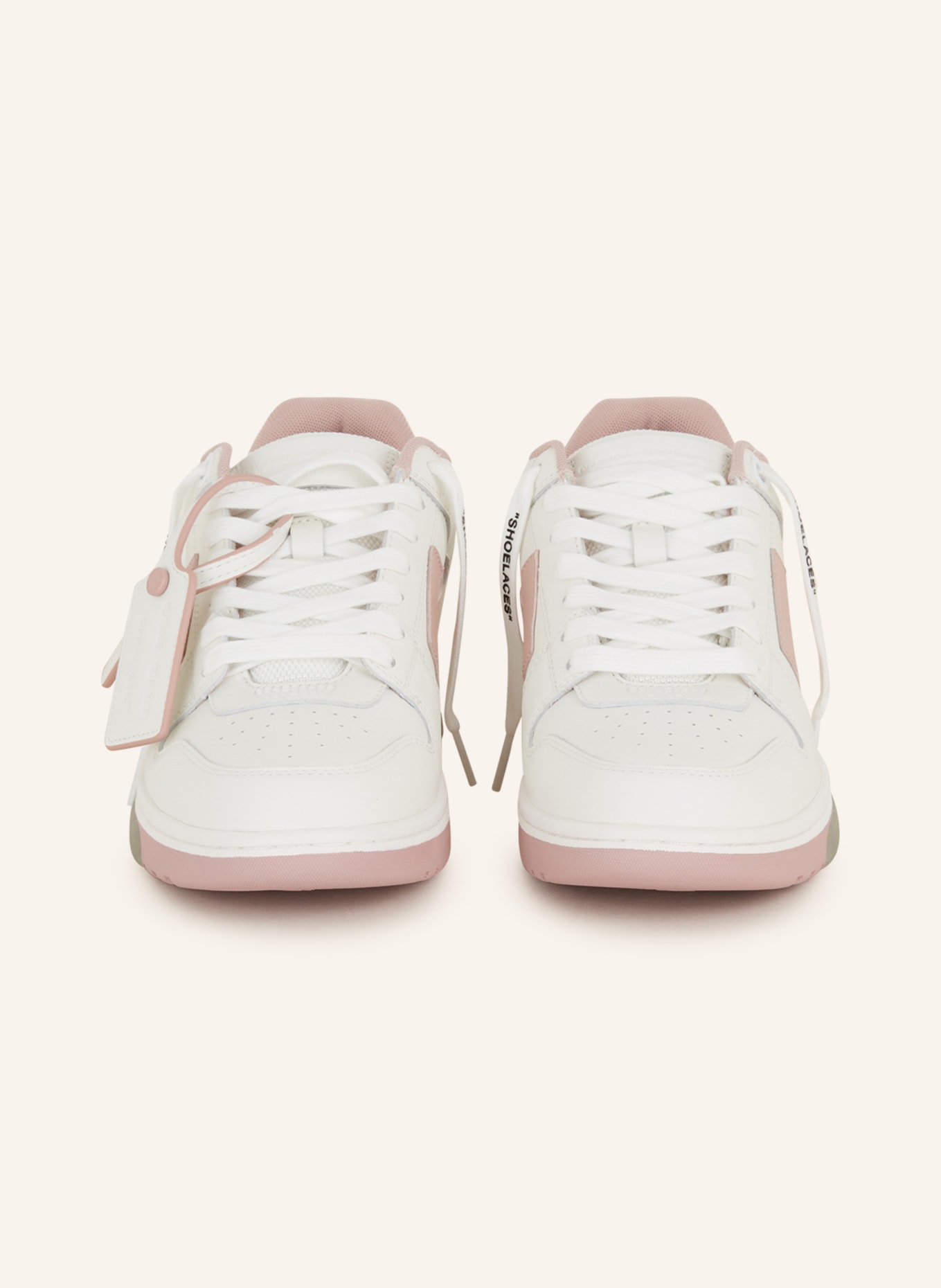 Off-White Sneakers OUT OF OFFICE, Color: WHITE/ PINK (Image 3)