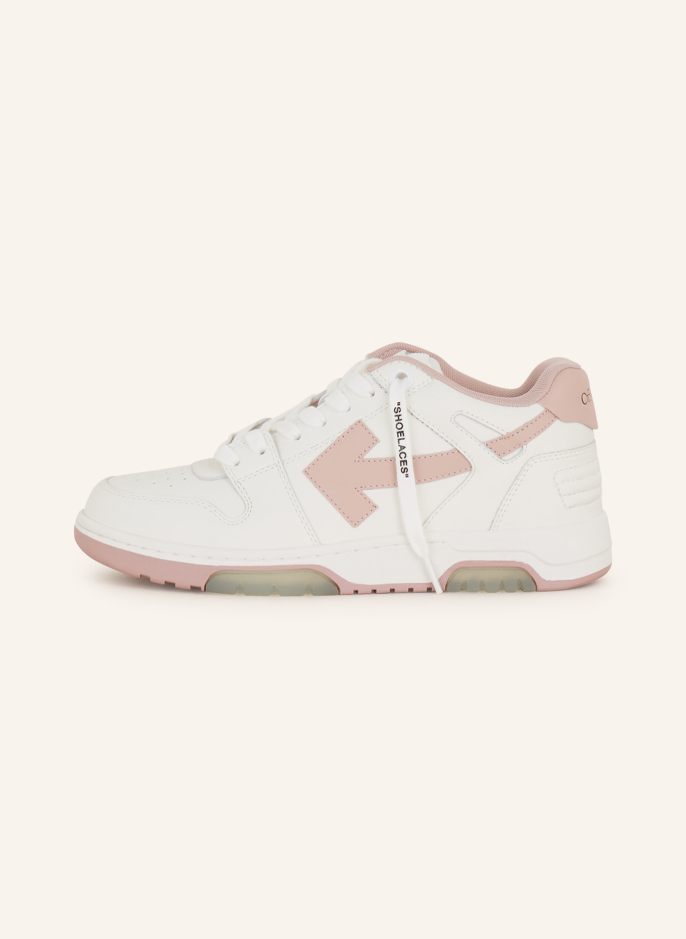 Off-White Sneakers OUT OF OFFICE, Color: WHITE/ PINK (Image 4)
