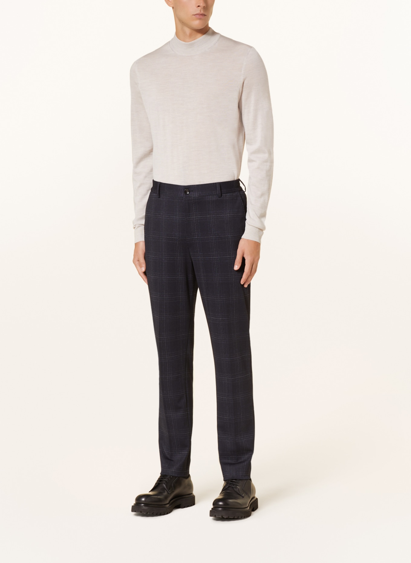 JOOP! Suit trousers BAXX slim fit in jersey, Color: 405 Dark Blue                  405 (Image 3)