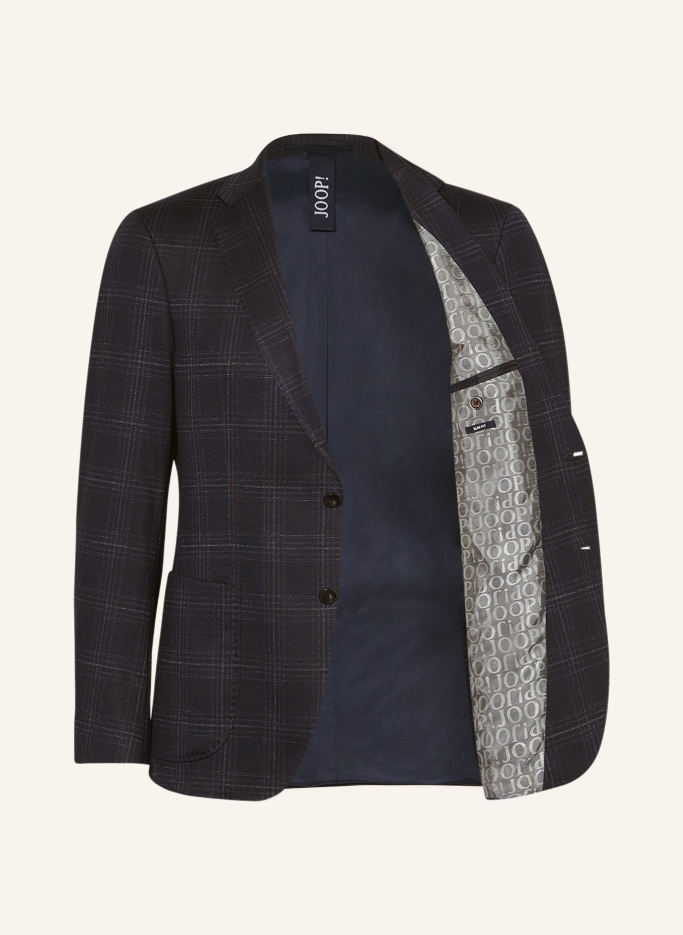 JOOP! Suit jacket HUSTLE slim fit in jersey, Color: 405 Dark Blue                  405 (Image 4)