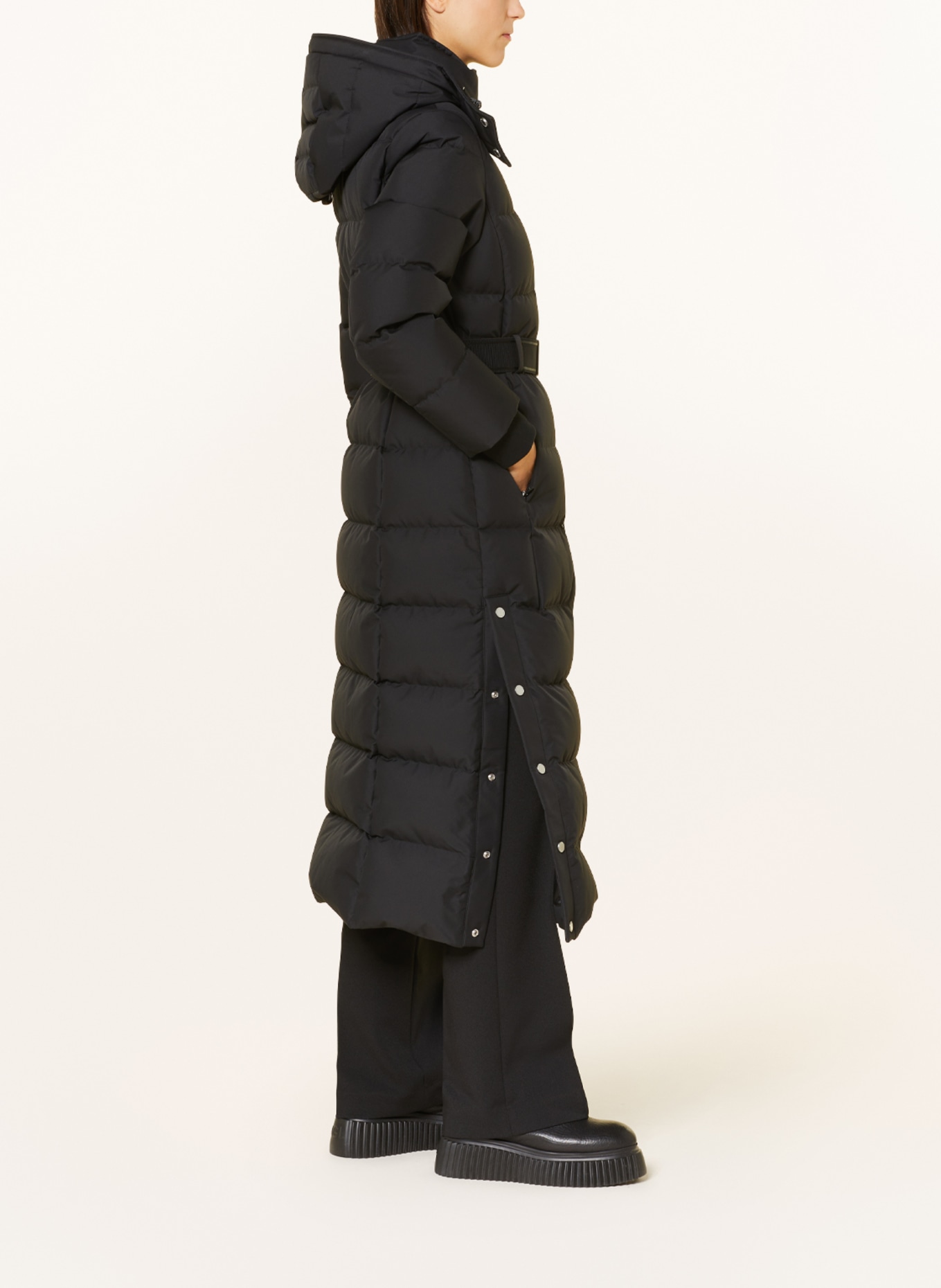 MOOSE KNUCKLES Down coat CLOUD with detachable hood, Color: BLACK (Image 4)
