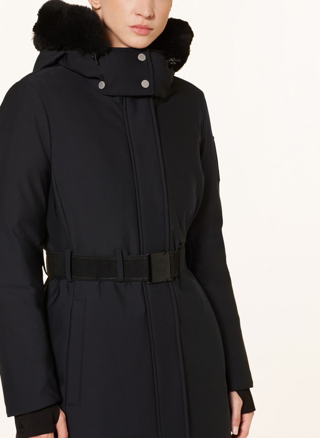 MOOSE KNUCKLES Down jacket ALPHARETTA with detachable hood, Color: BLACK (Image 5)