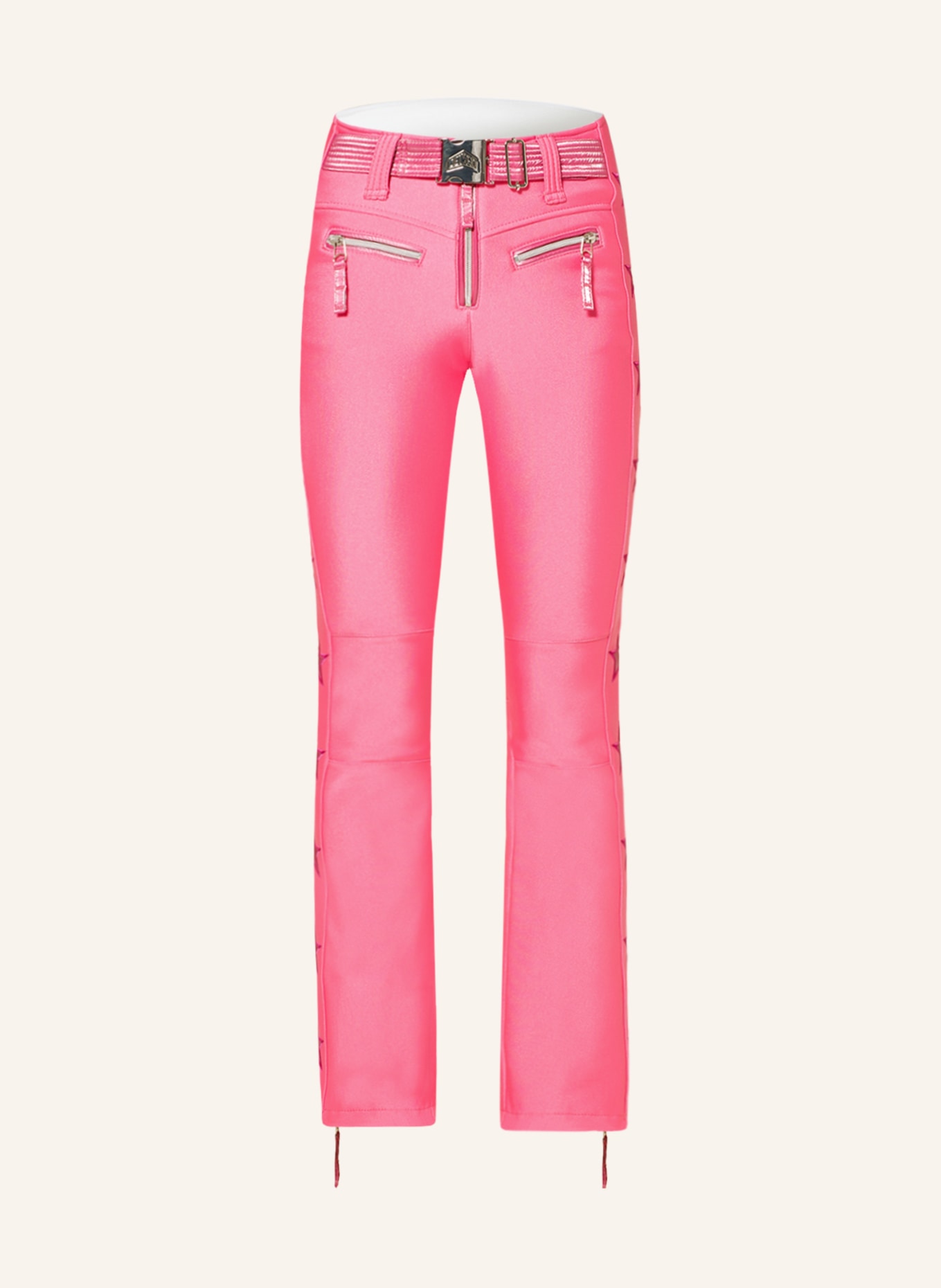 JET SET Softshell ski pants TIBY, Color: PINK/ PURPLE (Image 1)