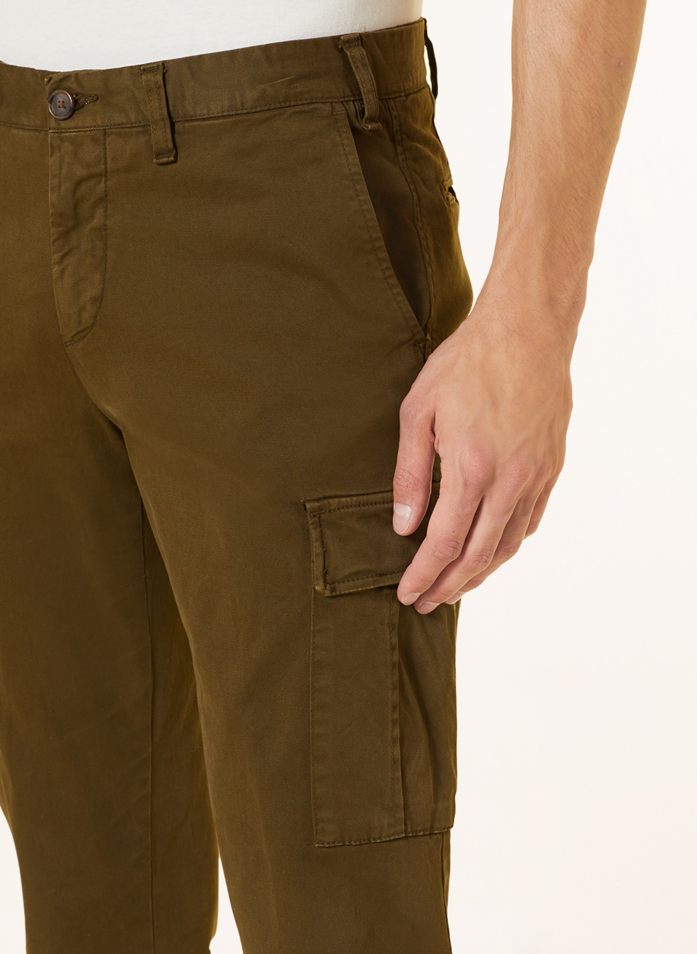 MYTHS Cargo pants contemporary fit, Color: OLIVE (Image 5)