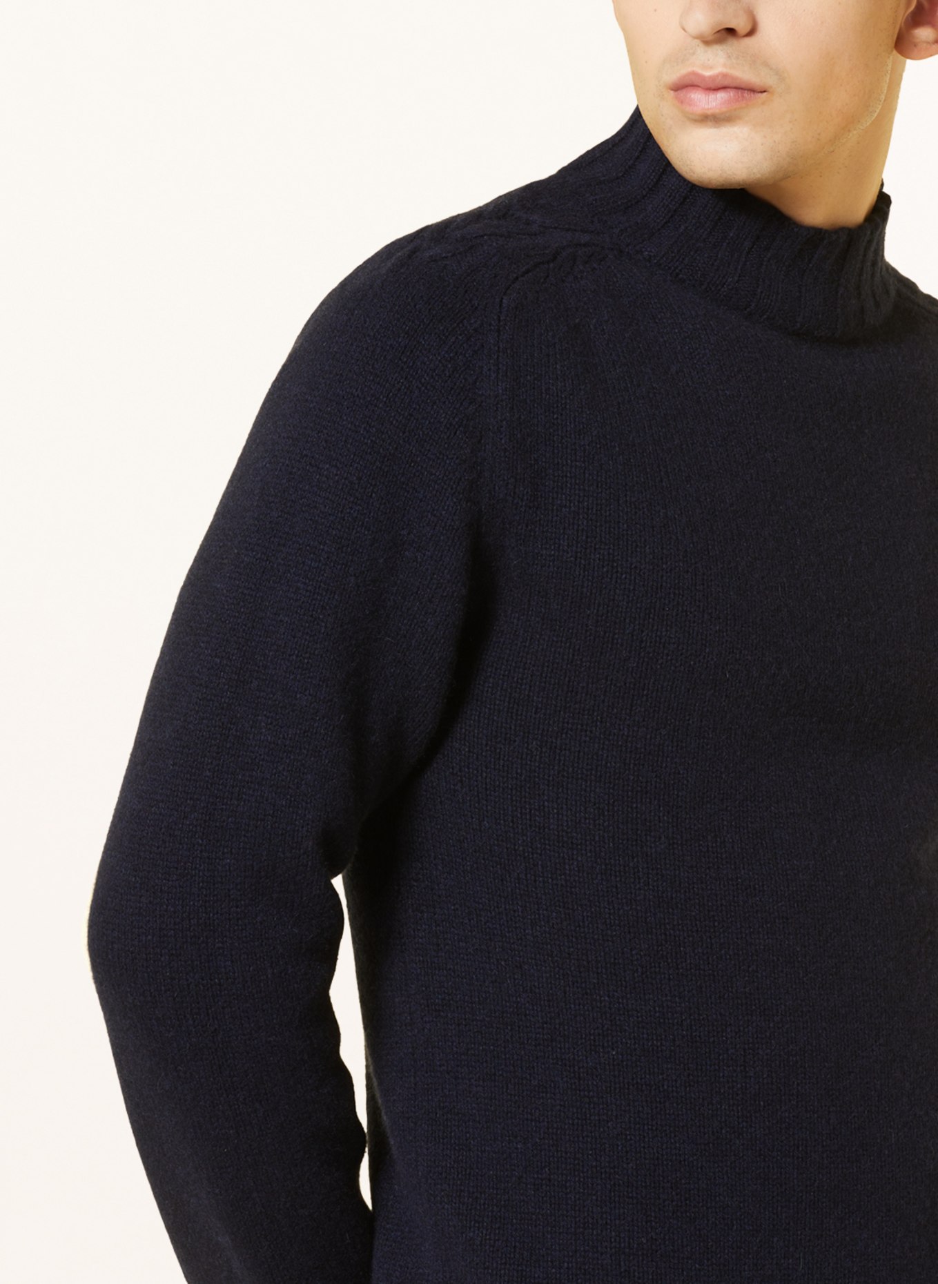 DANIELE FIESOLI Cashmere-Pullover, Farbe: DUNKELBLAU (Bild 4)