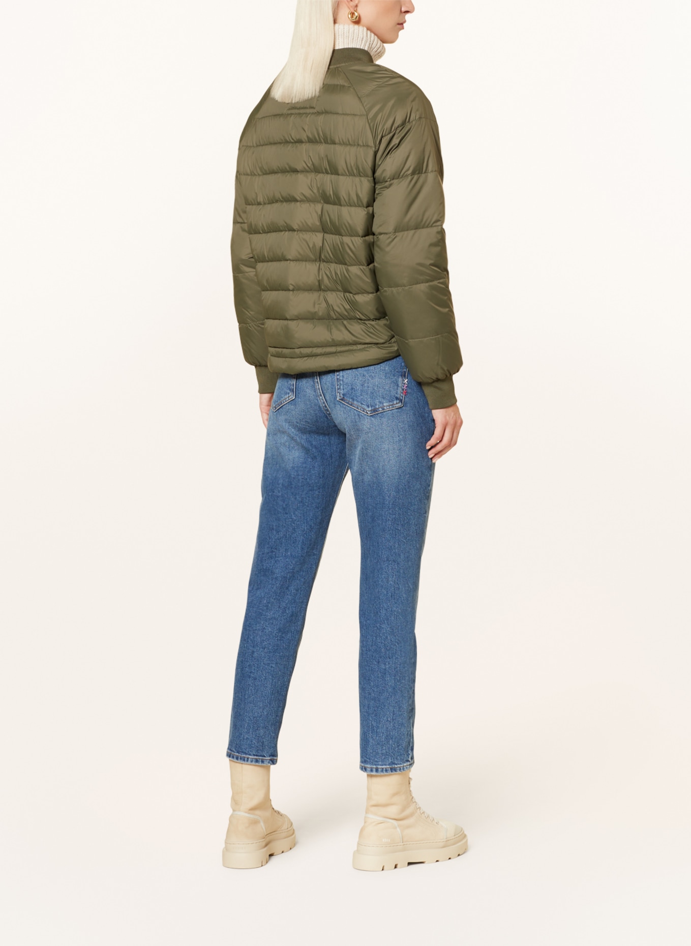 MOS MOSH Down jacket ZELLA, Color: KHAKI (Image 3)