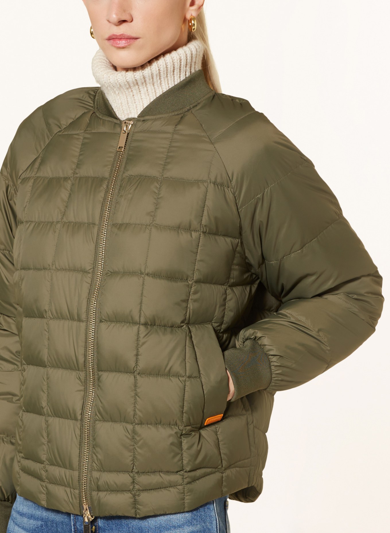 MOS MOSH Down jacket ZELLA, Color: KHAKI (Image 4)