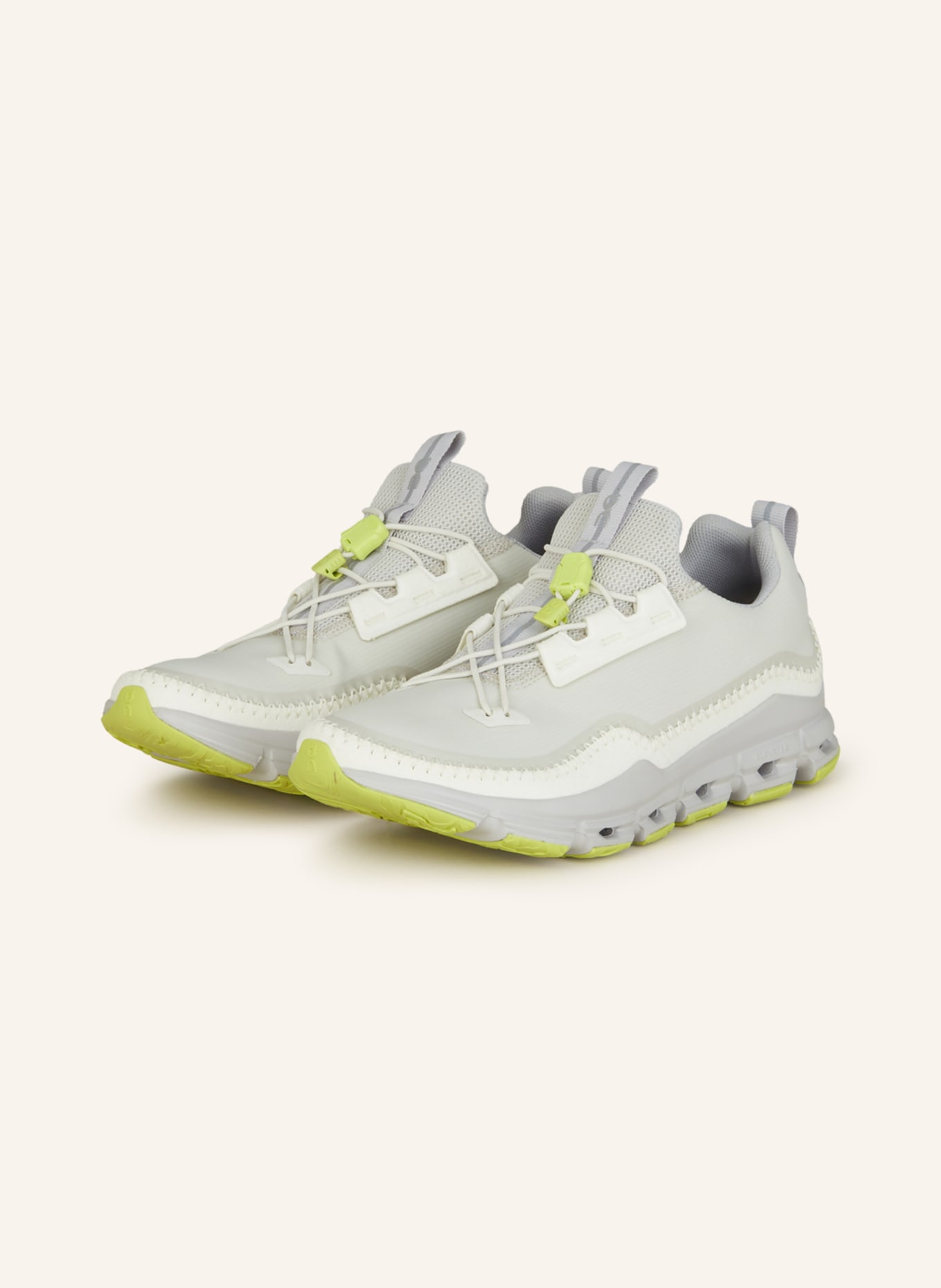On Sneakers CLOUDAWAY, Color: LIGHT GREEN/ LIGHT GRAY/ WHITE (Image 1)