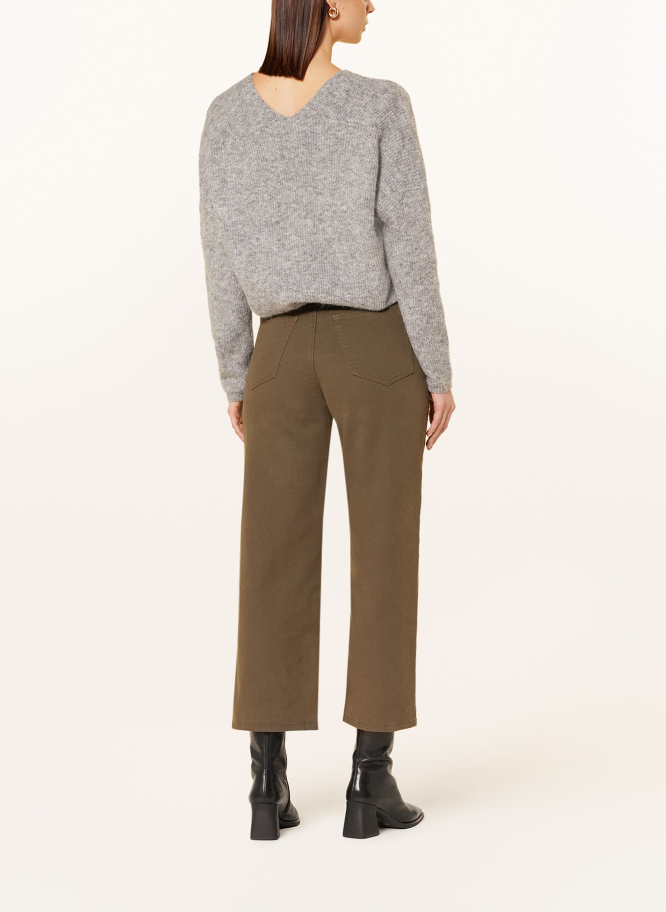 MOS MOSH Pullover THORA mit Alpaka: GRAU