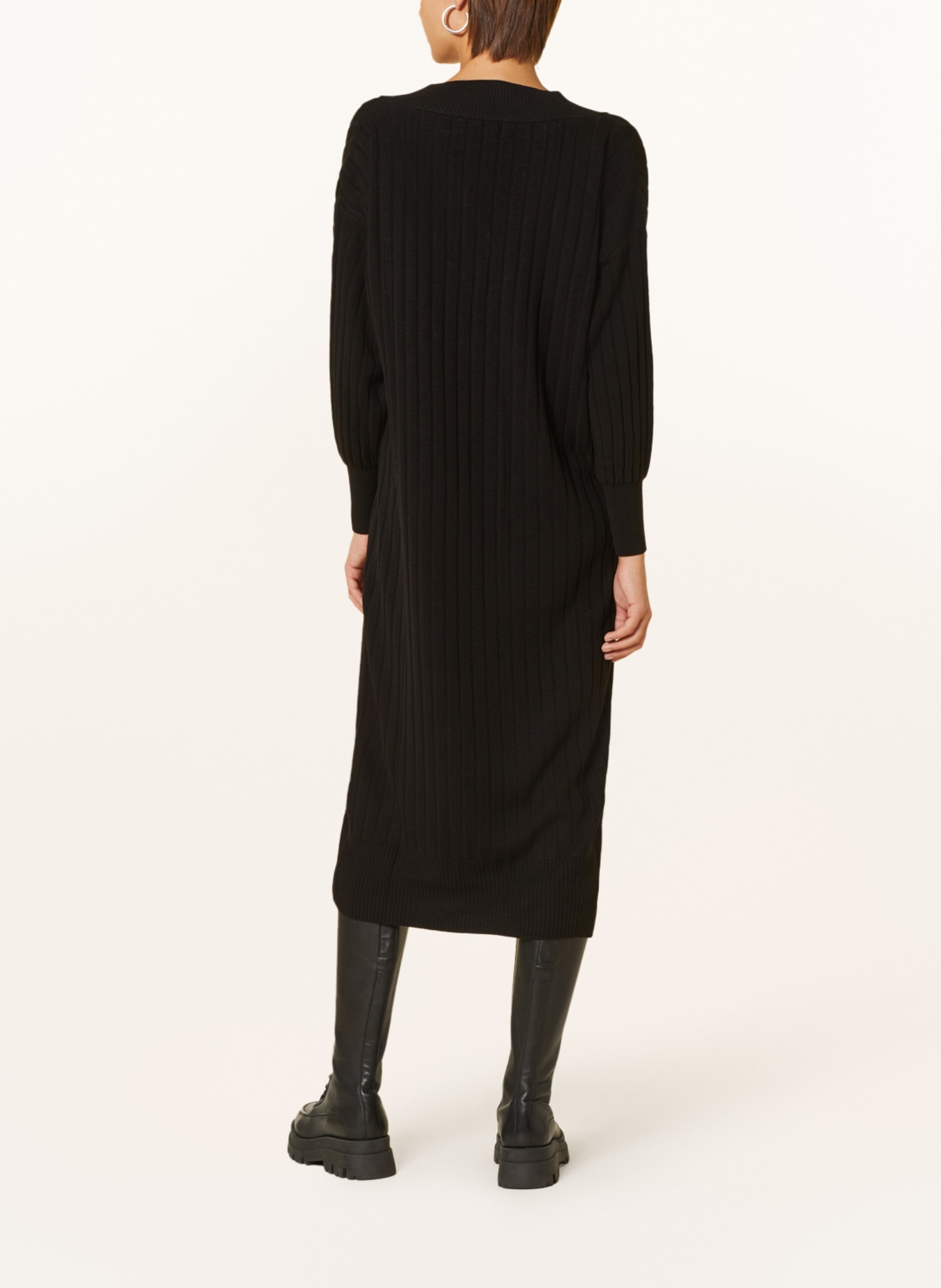 ONLY Knit dress, Color: BLACK (Image 3)