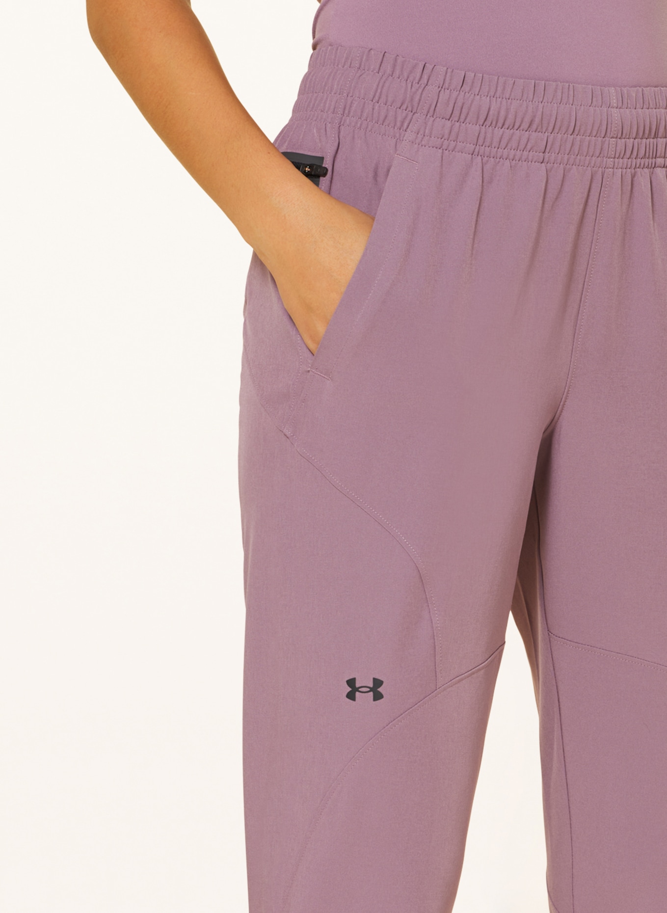 UNDER ARMOUR 7/8 training pants UA UNSTOPPABLE, Color: ROSE (Image 5)