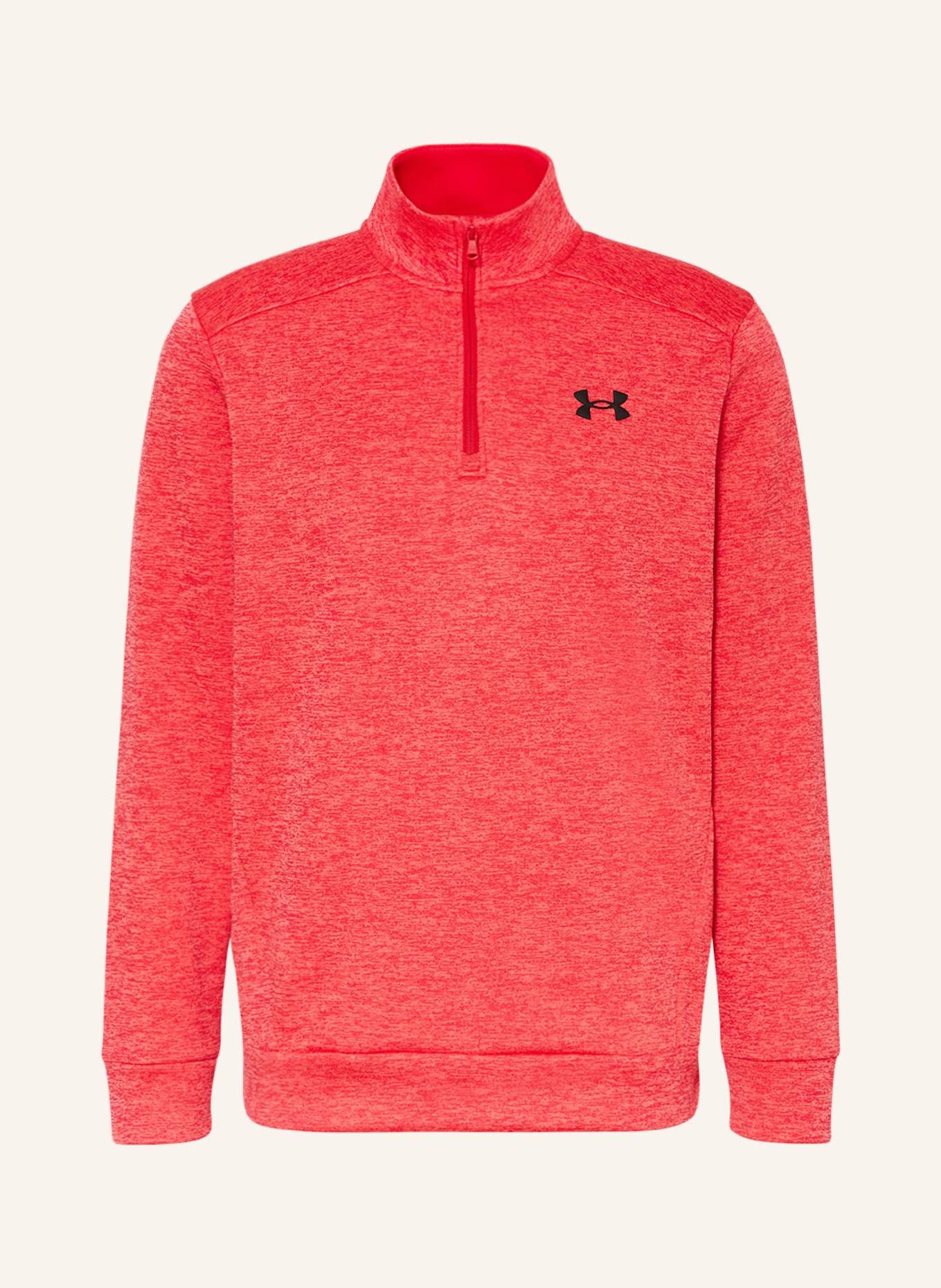 UNDER ARMOUR Long sleeve shirt UA ARMOUR FLEECE TWIST in red
