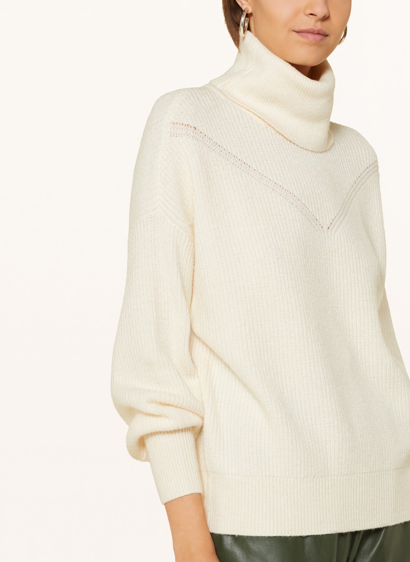 ONLY Turtleneck sweater, Color: ECRU (Image 4)