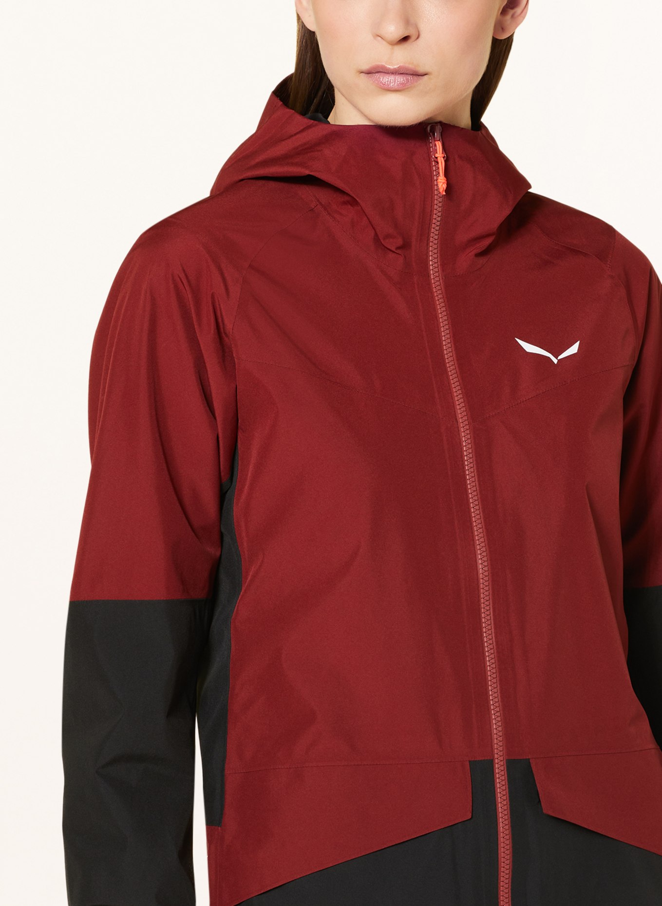 SALEWA Outdoor jacket PUEZ 2L GORE-TEX®, Color: DARK RED/ BLACK (Image 5)