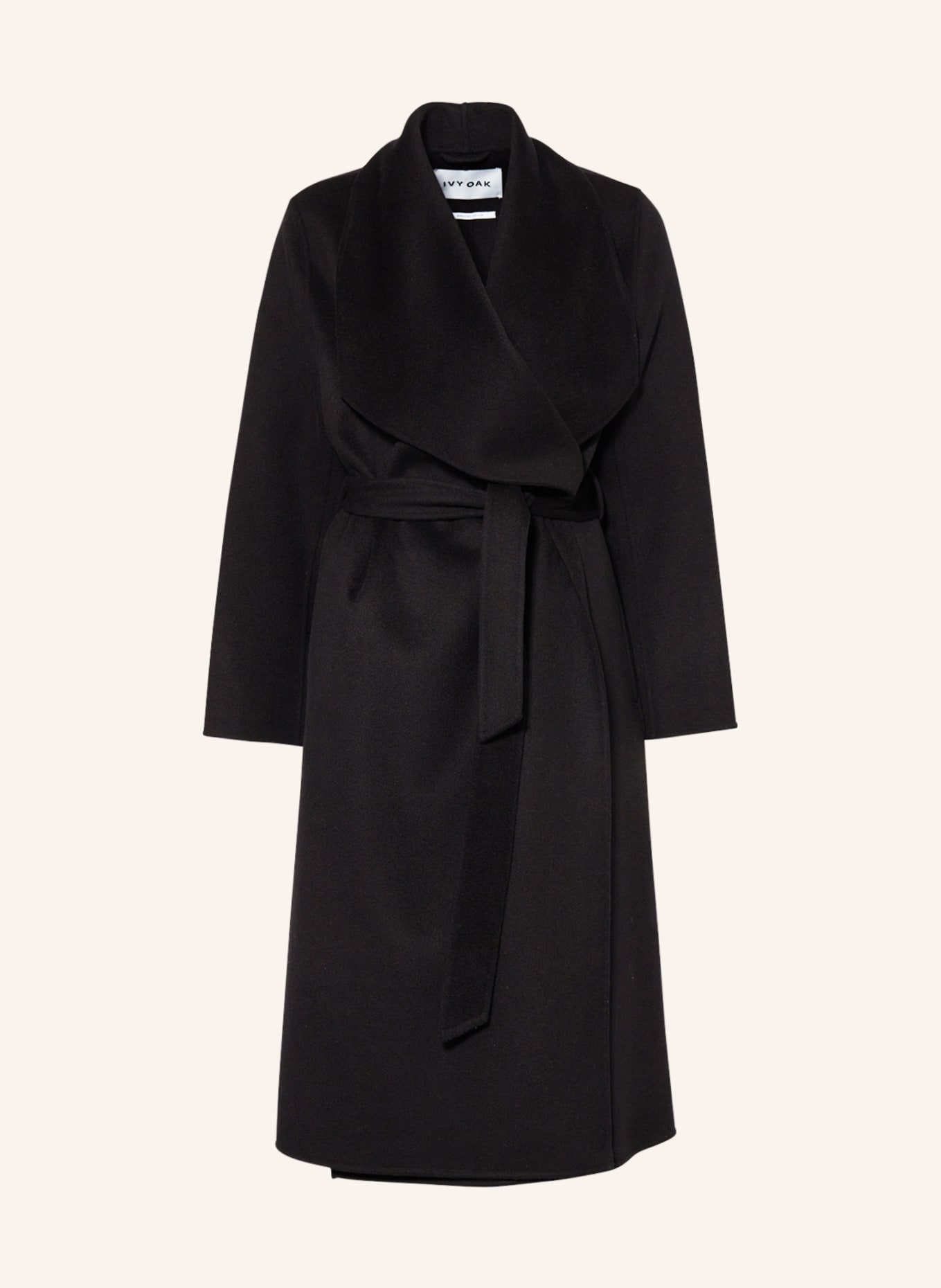 IVY OAK Wool coat CARRIE ROSE, Color: BLACK (Image 1)