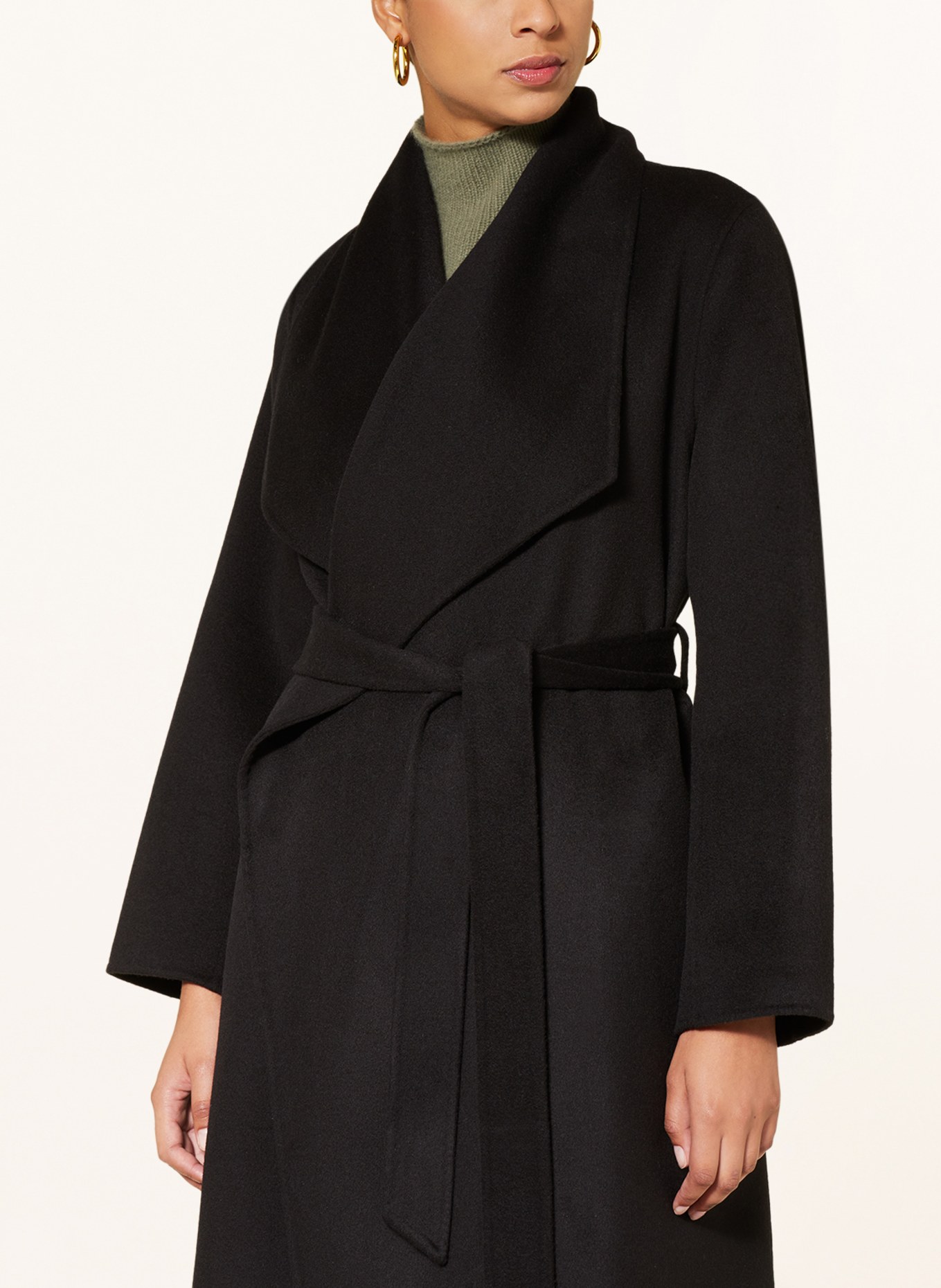 IVY OAK Wool coat CARRIE ROSE, Color: BLACK (Image 4)