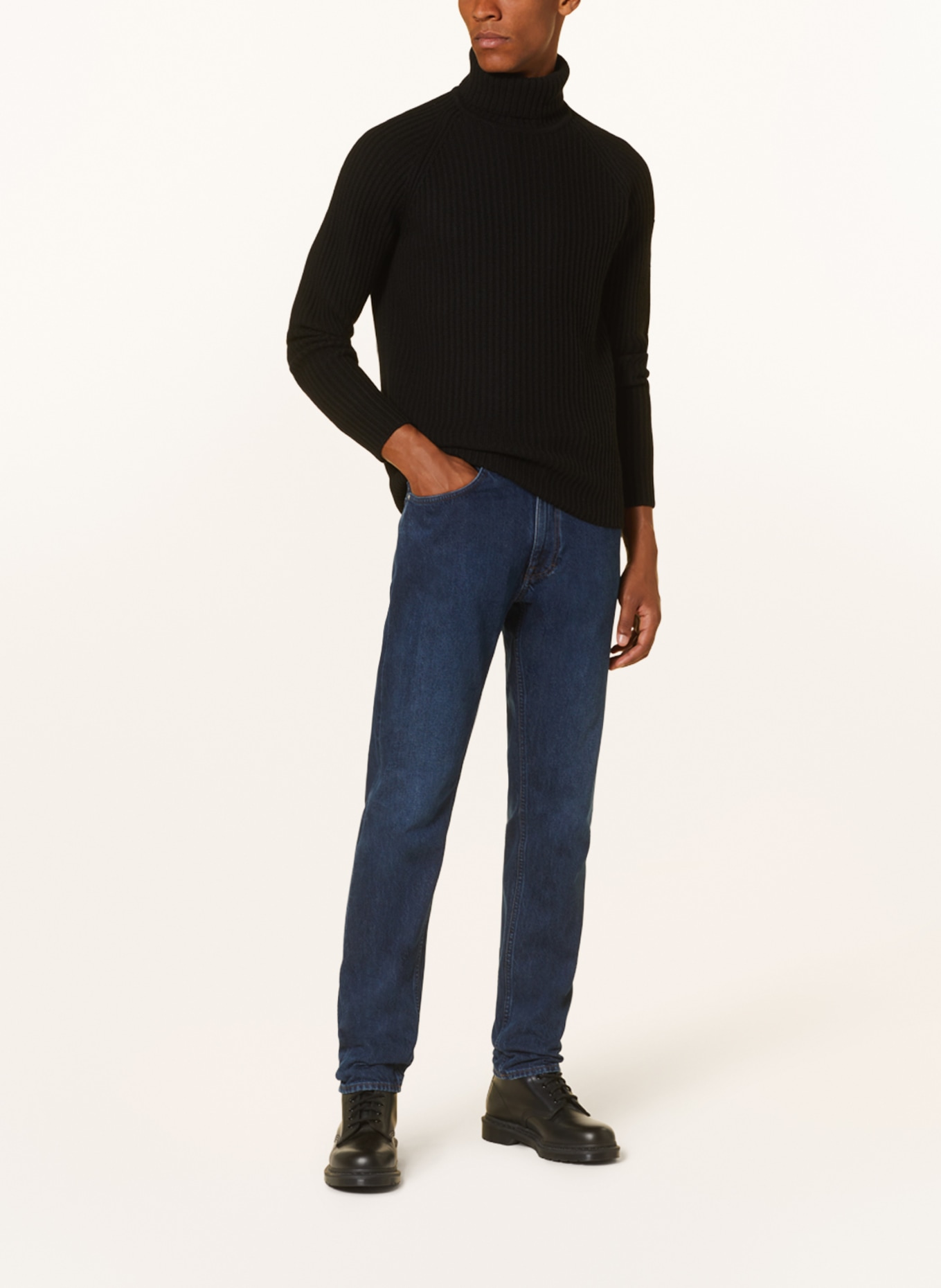 PARAJUMPERS Turtleneck sweater ETTORO, Color: BLACK (Image 2)