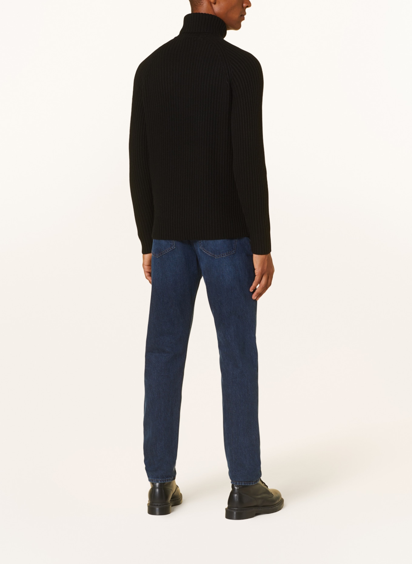 PARAJUMPERS Turtleneck sweater ETTORO, Color: BLACK (Image 3)