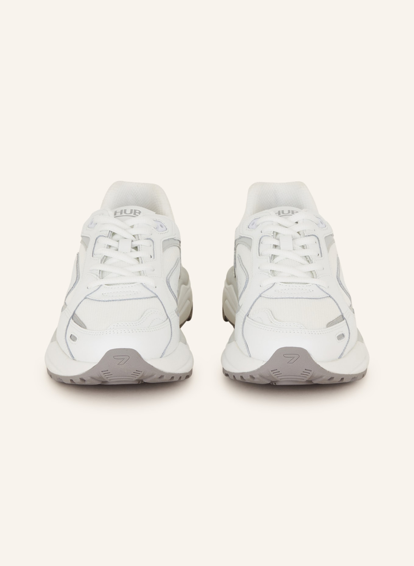 HUB Sneakers SLAM-W, Color: WHITE/ GRAY (Image 3)