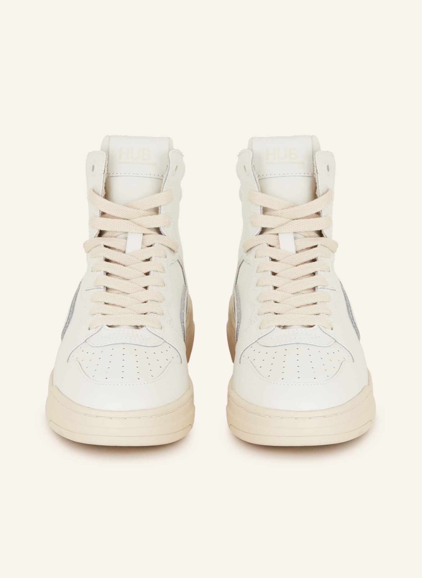 HUB Sneakers COURT, Color: WHITE/ BEIGE (Image 3)